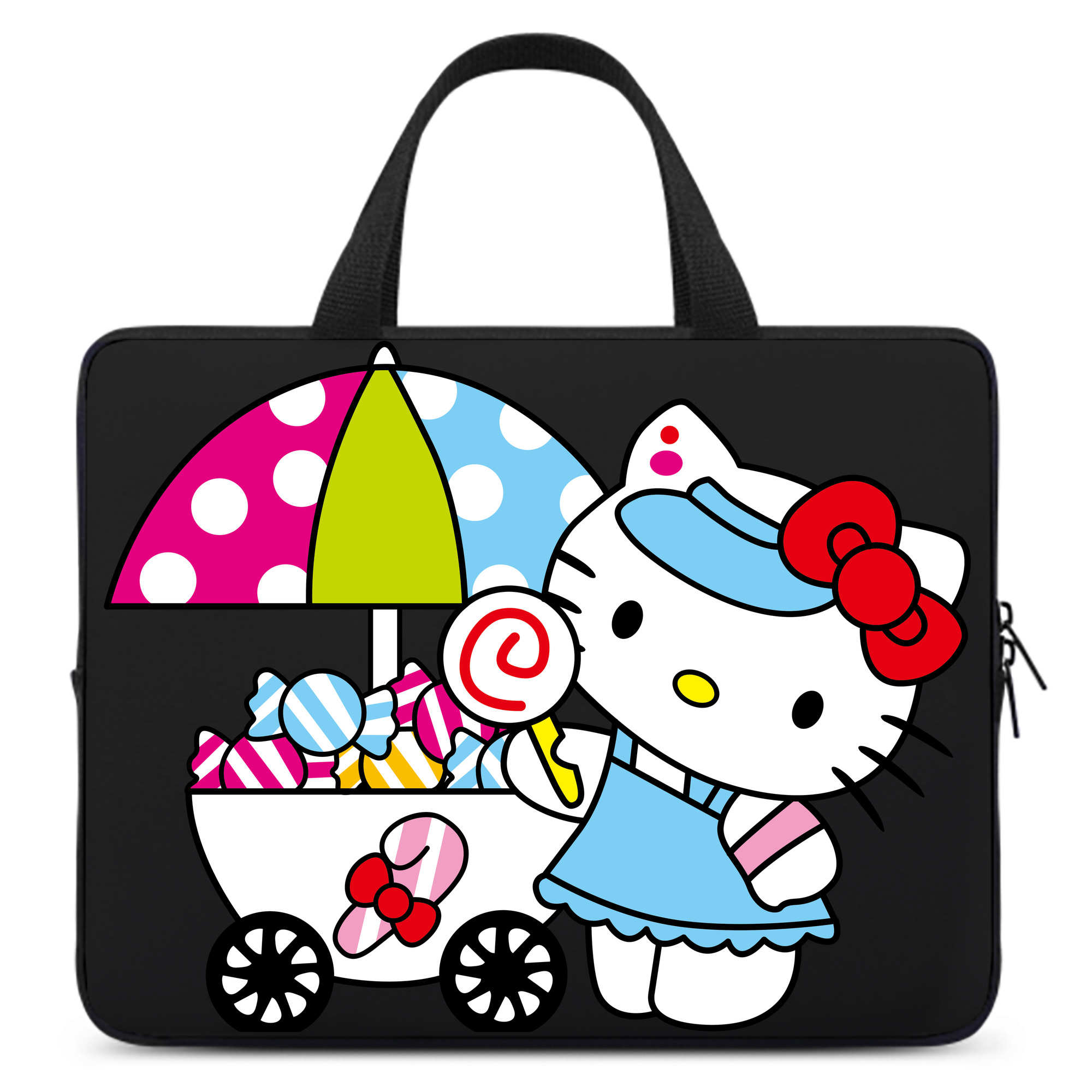 （画像用） Hello Kitty ハローキティ 手提げノートパソコンバッグ