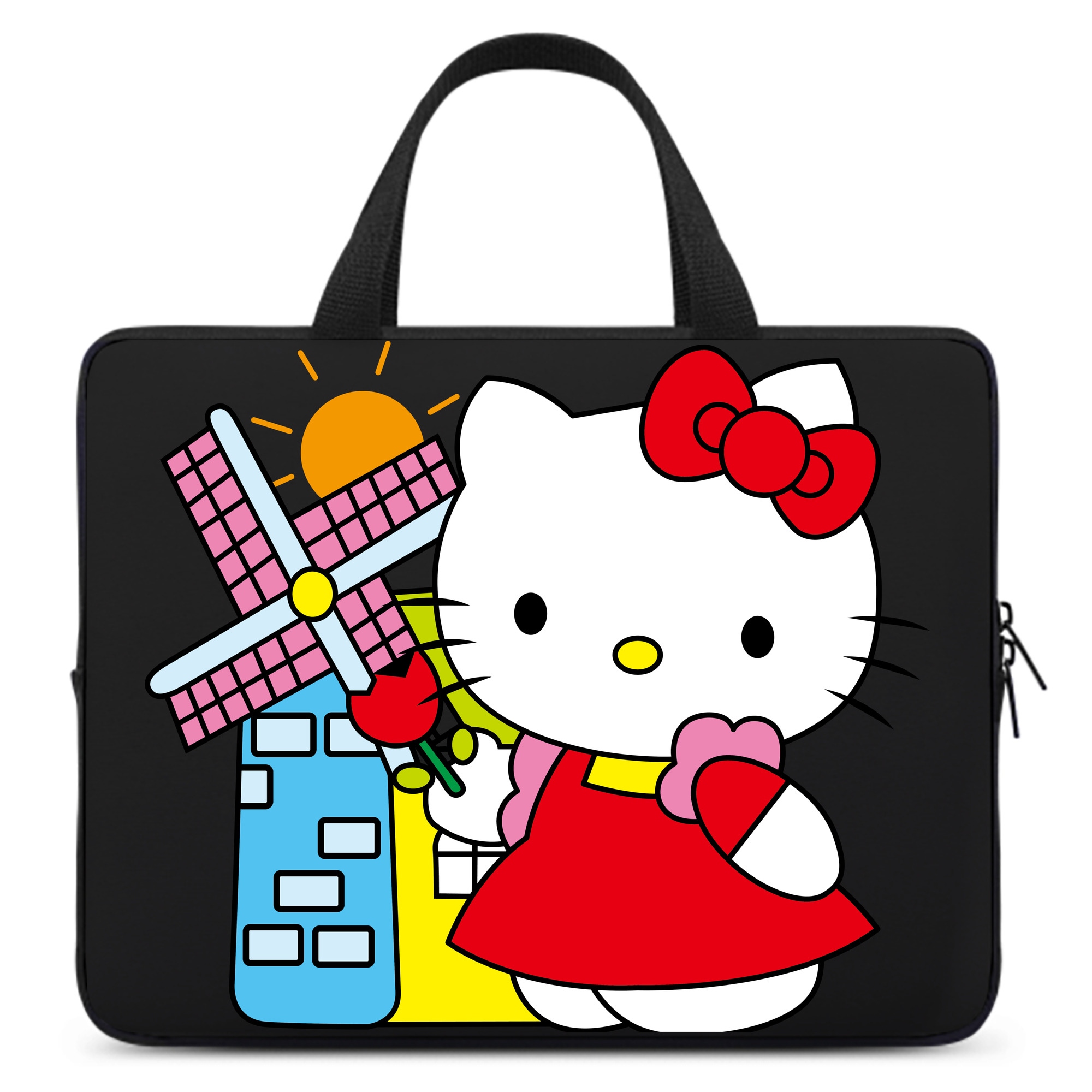 （画像用） Hello Kitty ハローキティ 手提げノートパソコンバッグ