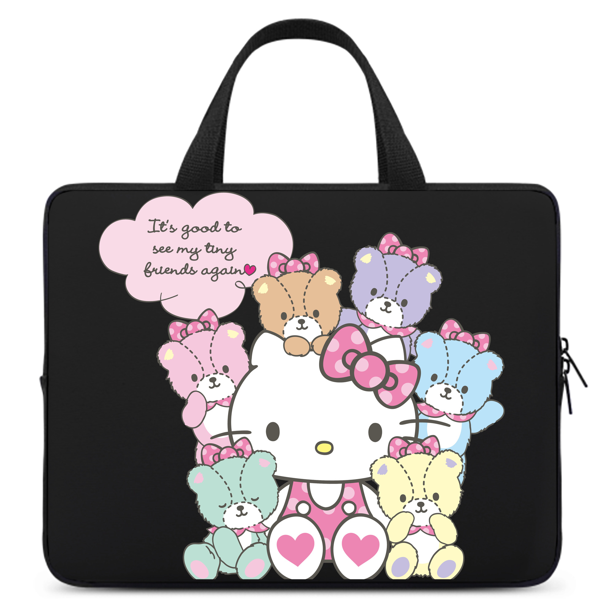 （画像用） Hello Kitty ハローキティ 手提げノートパソコンバッグ