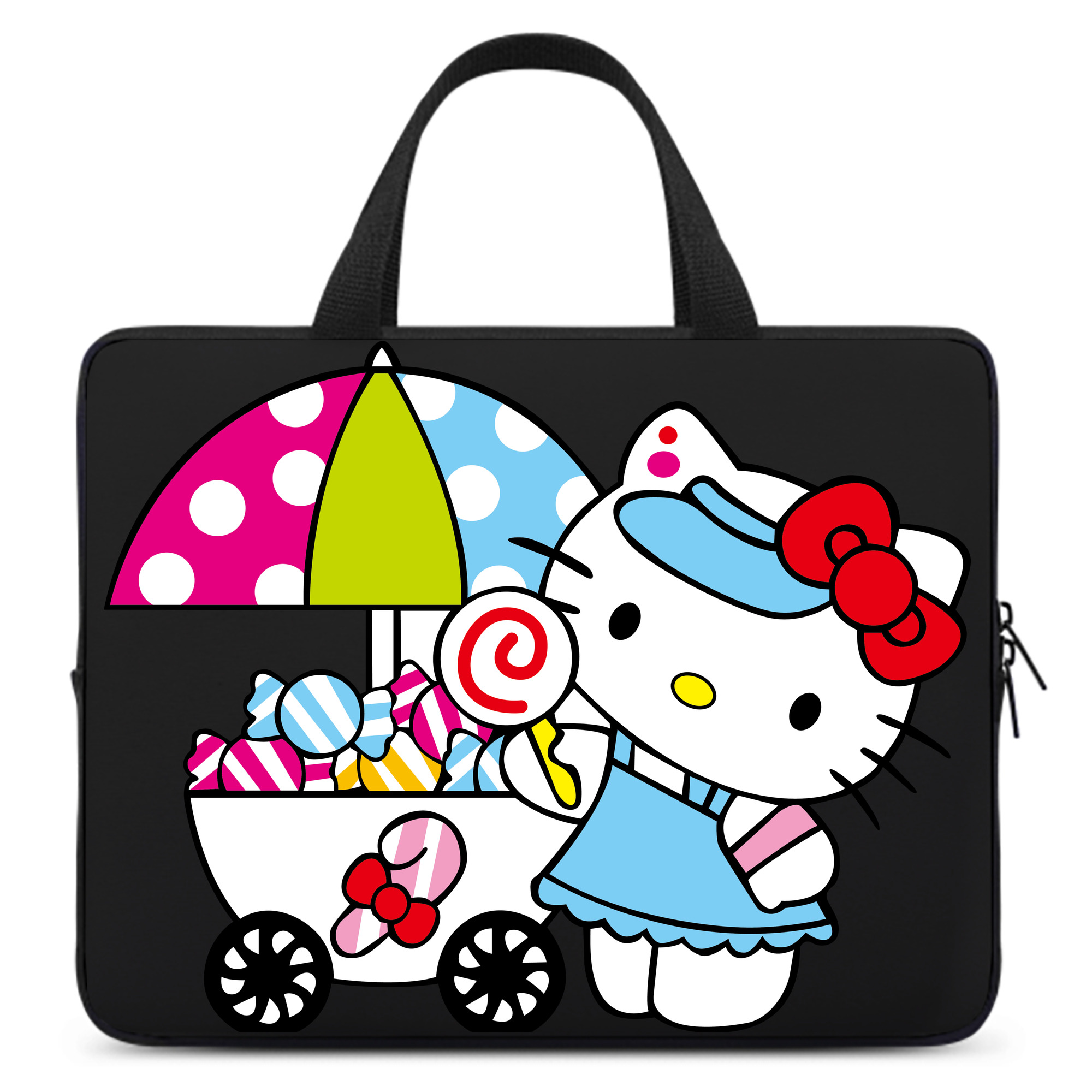 （画像用） Hello Kitty ハローキティ 手提げノートパソコンバッグ