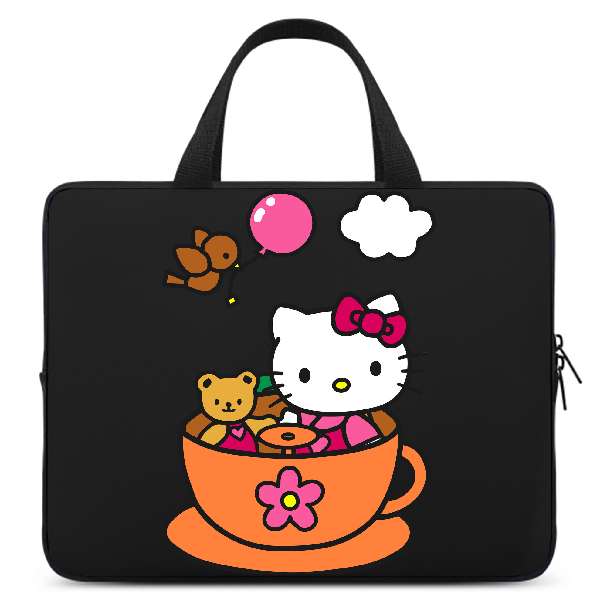 （画像用） Hello Kitty ハローキティ 手提げノートパソコンバッグ