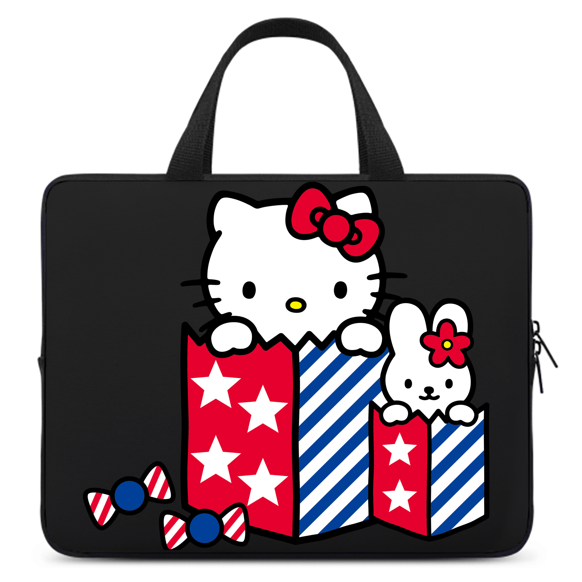 （画像用） Hello Kitty ハローキティ 手提げノートパソコンバッグ