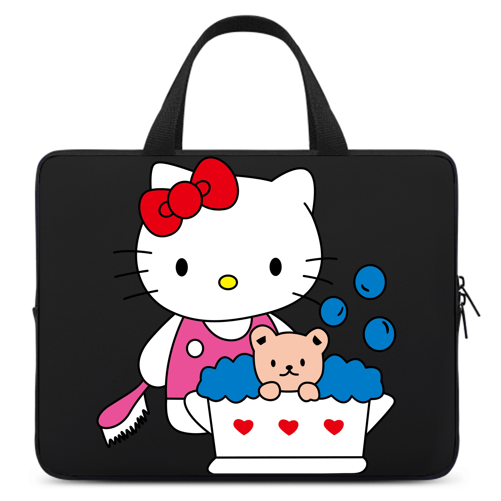 （画像用） Hello Kitty ハローキティ 手提げノートパソコンバッグ