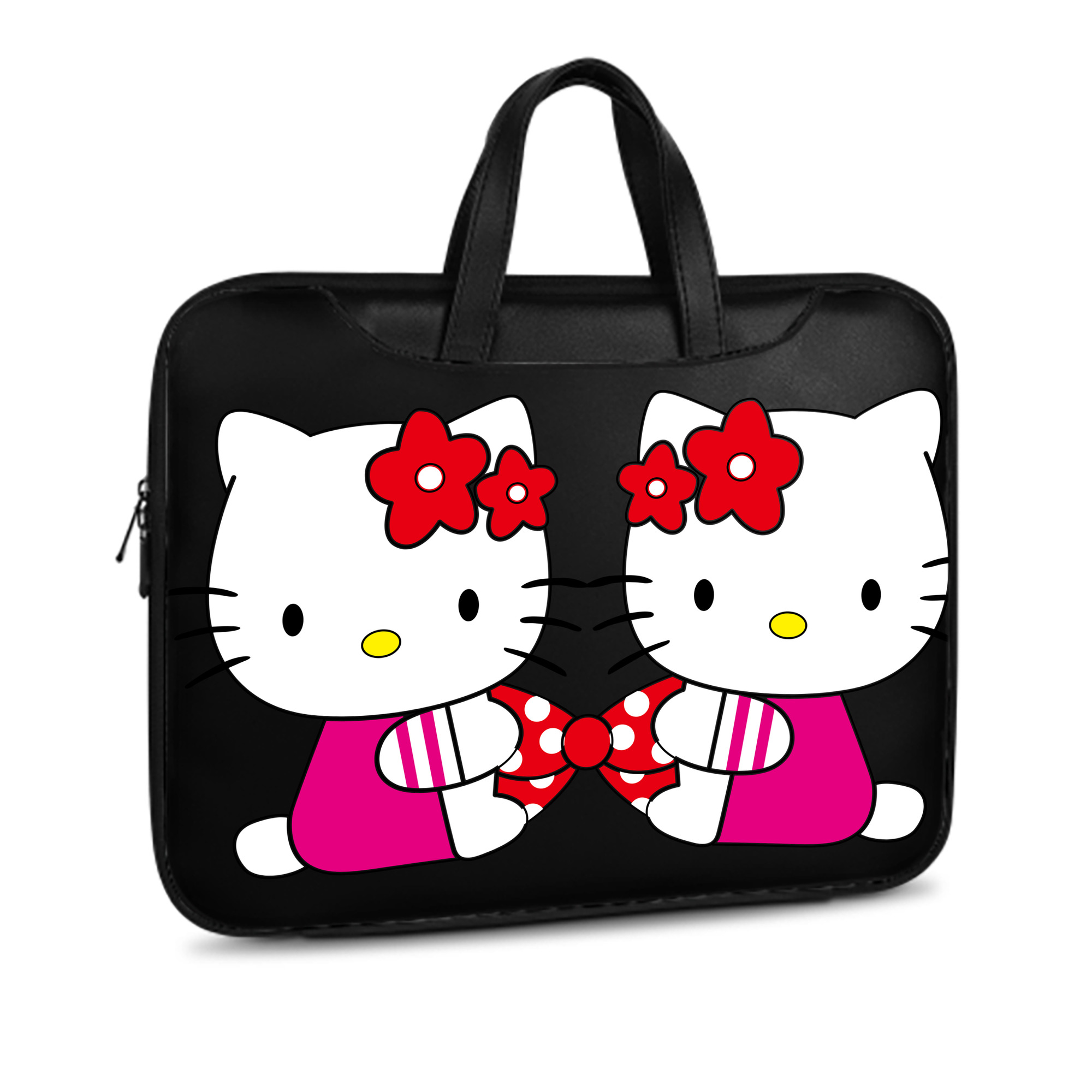 （画像用） Hello Kitty ハローキティ レザーラップトップバッグ　ノートパソコンケース