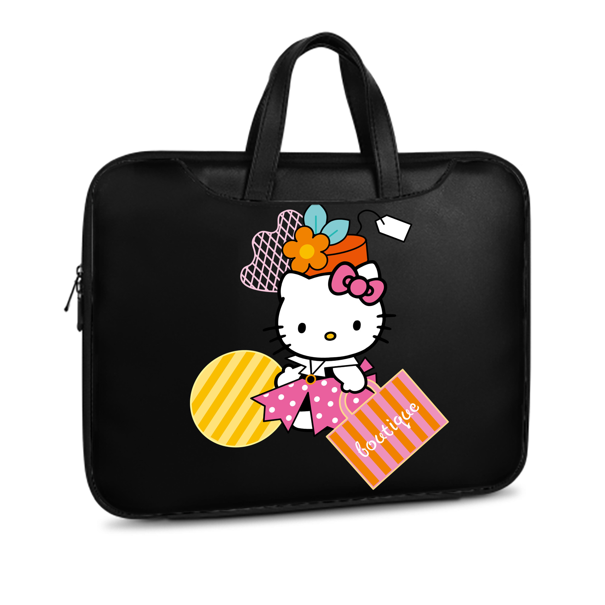 （画像用） Hello Kitty ハローキティ レザーラップトップバッグ　ノートパソコンケース