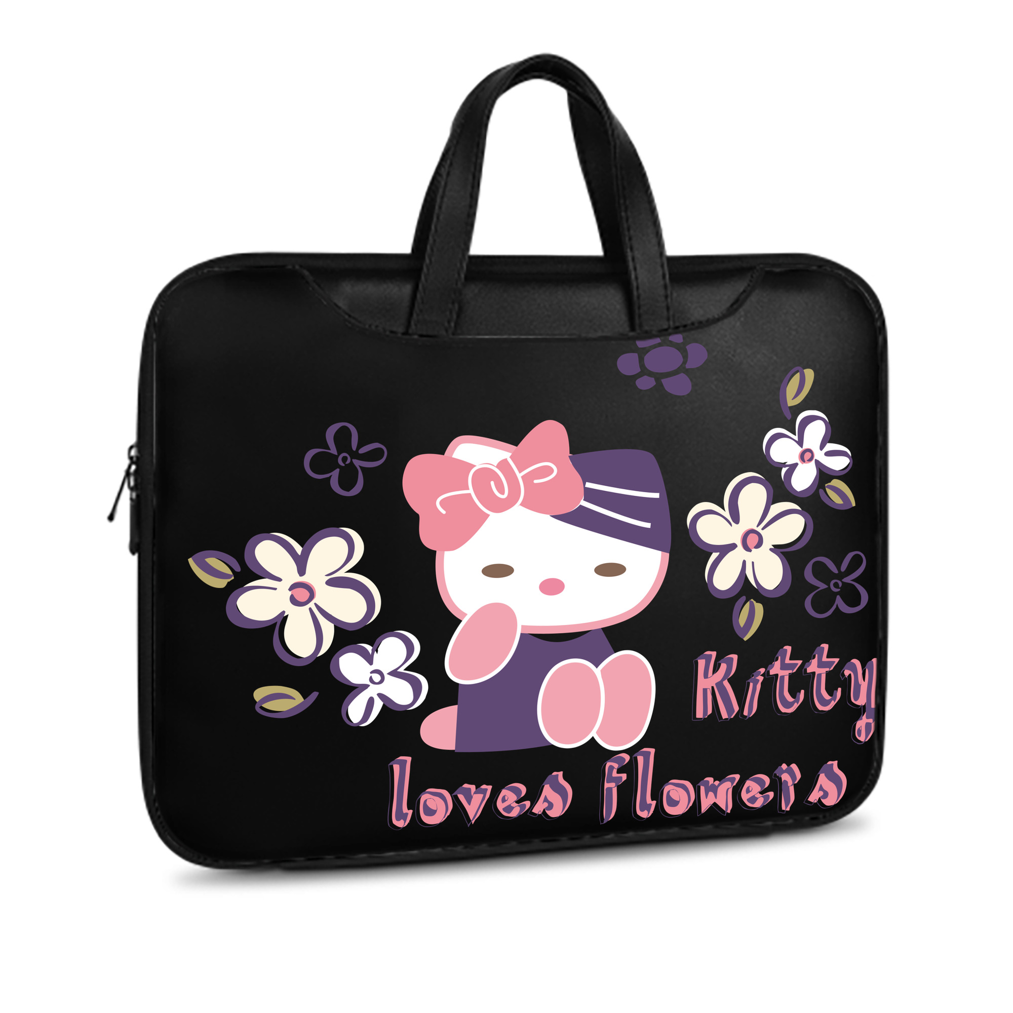 （画像用） Hello Kitty ハローキティ レザーラップトップバッグ　ノートパソコンケース
