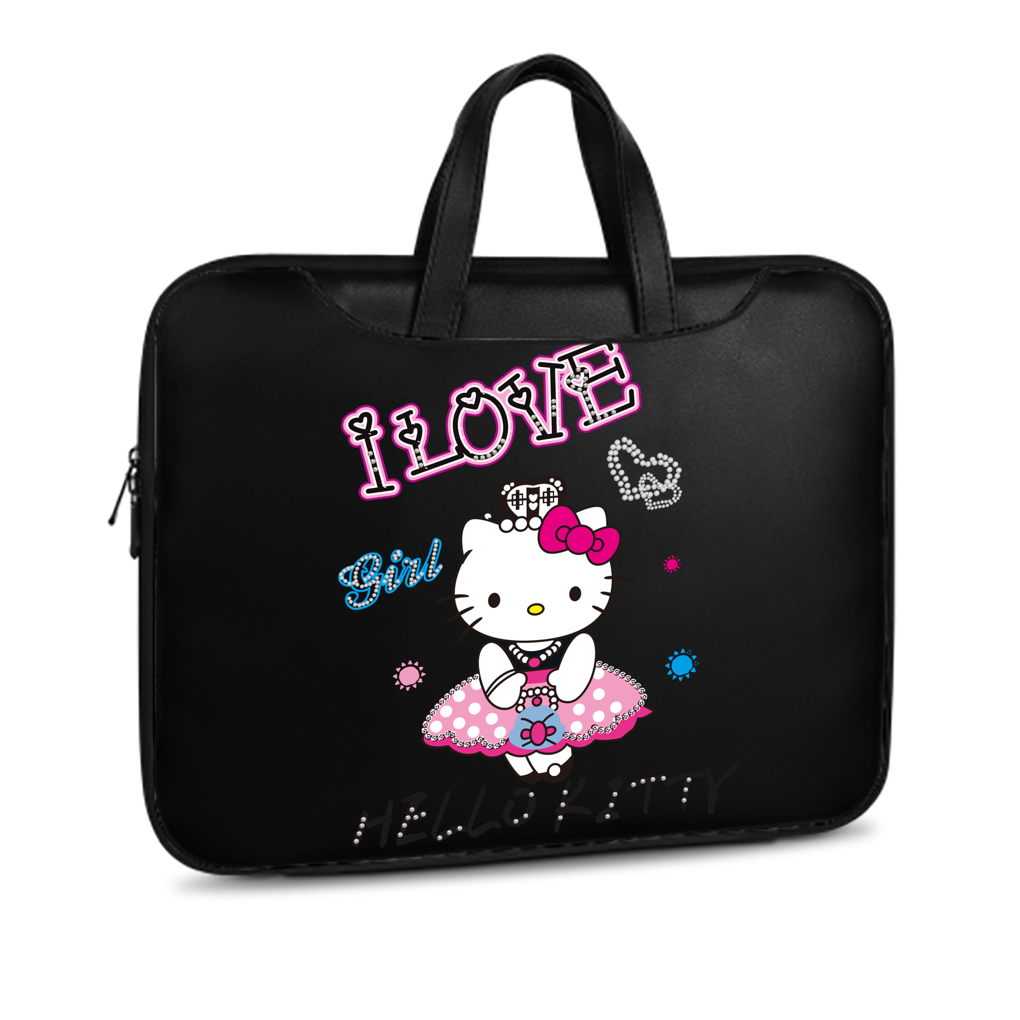 （画像用） Hello Kitty ハローキティ レザーラップトップバッグ　ノートパソコンケース