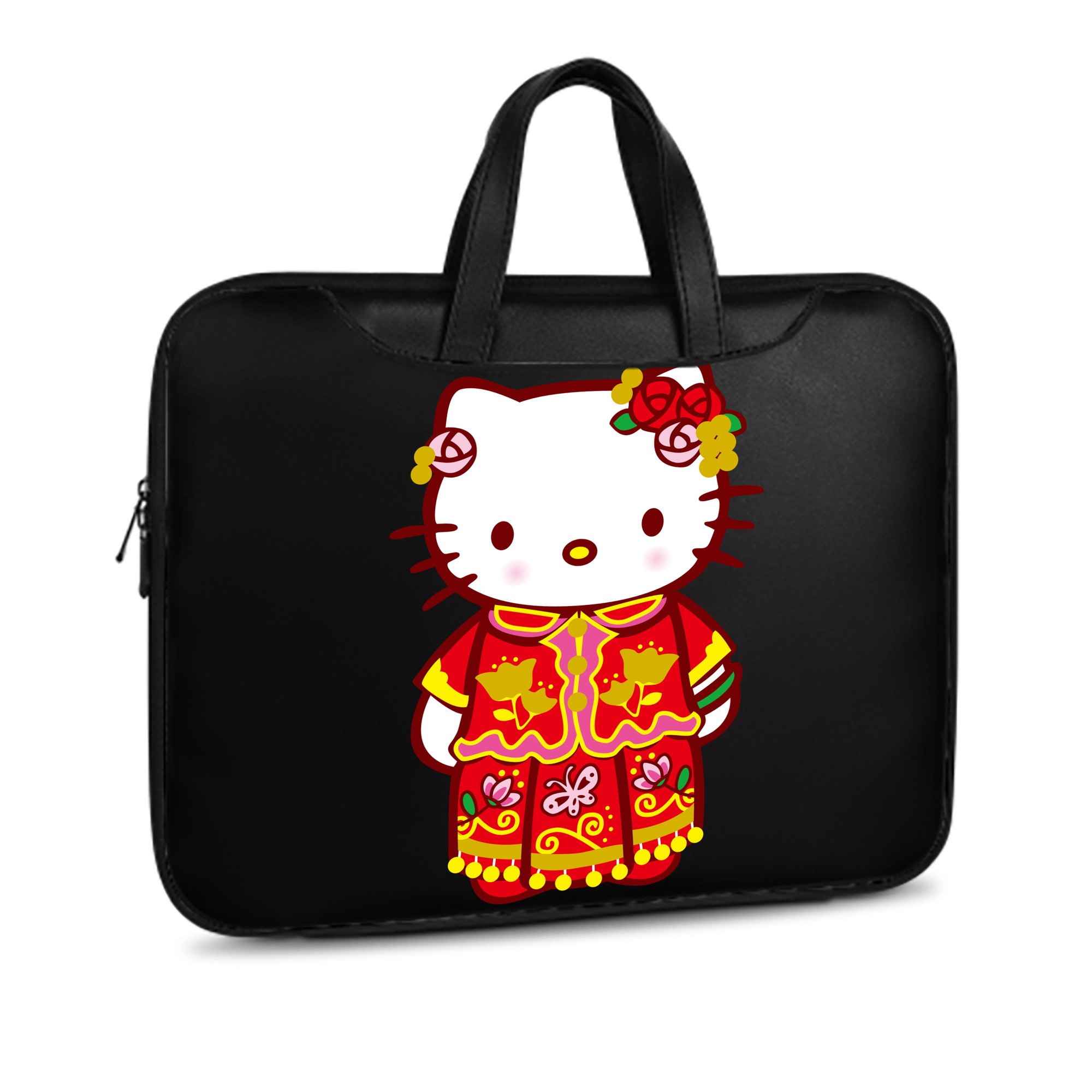 （画像用） Hello Kitty ハローキティ レザーラップトップバッグ　ノートパソコンケース