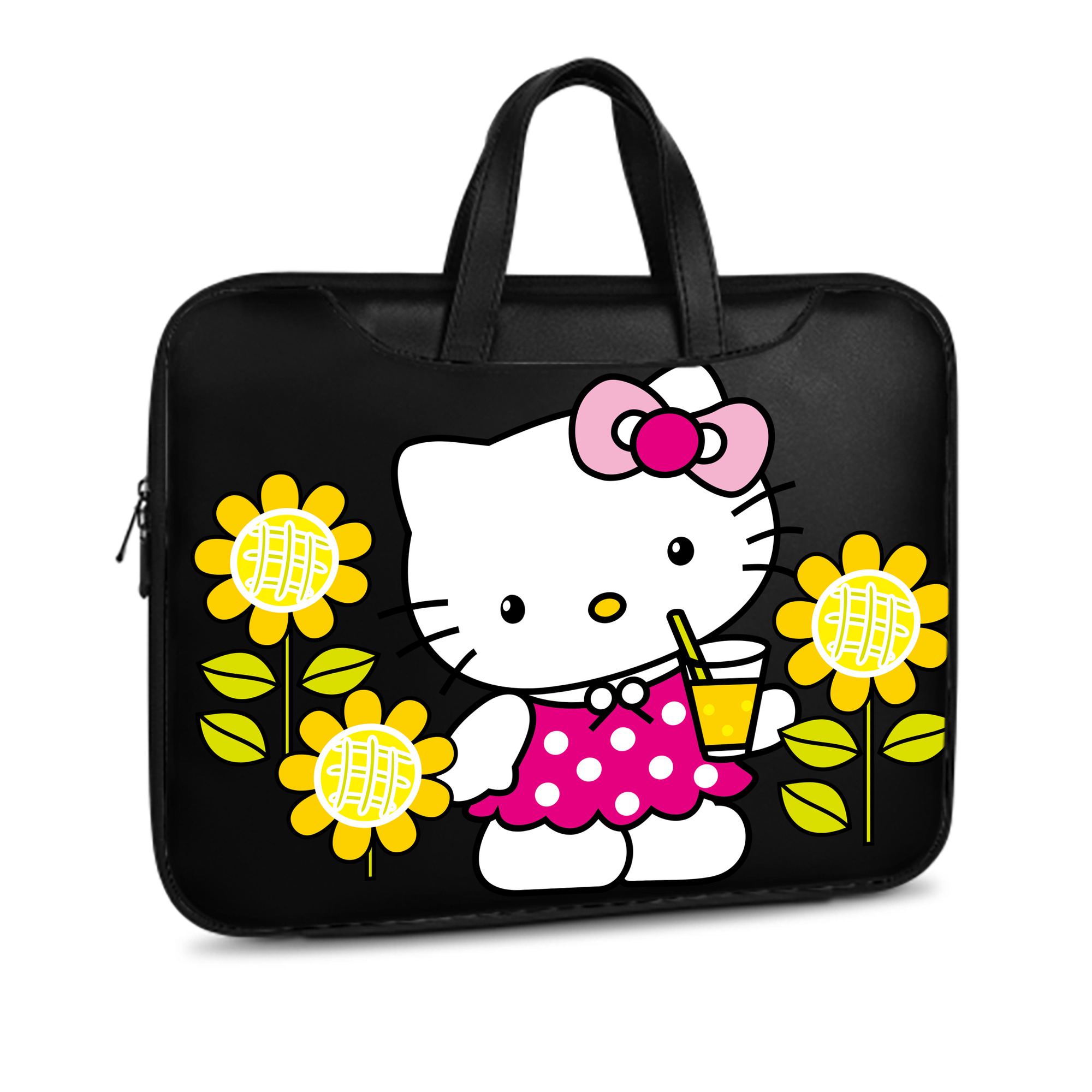（画像用） Hello Kitty ハローキティ レザーラップトップバッグ　ノートパソコンケース