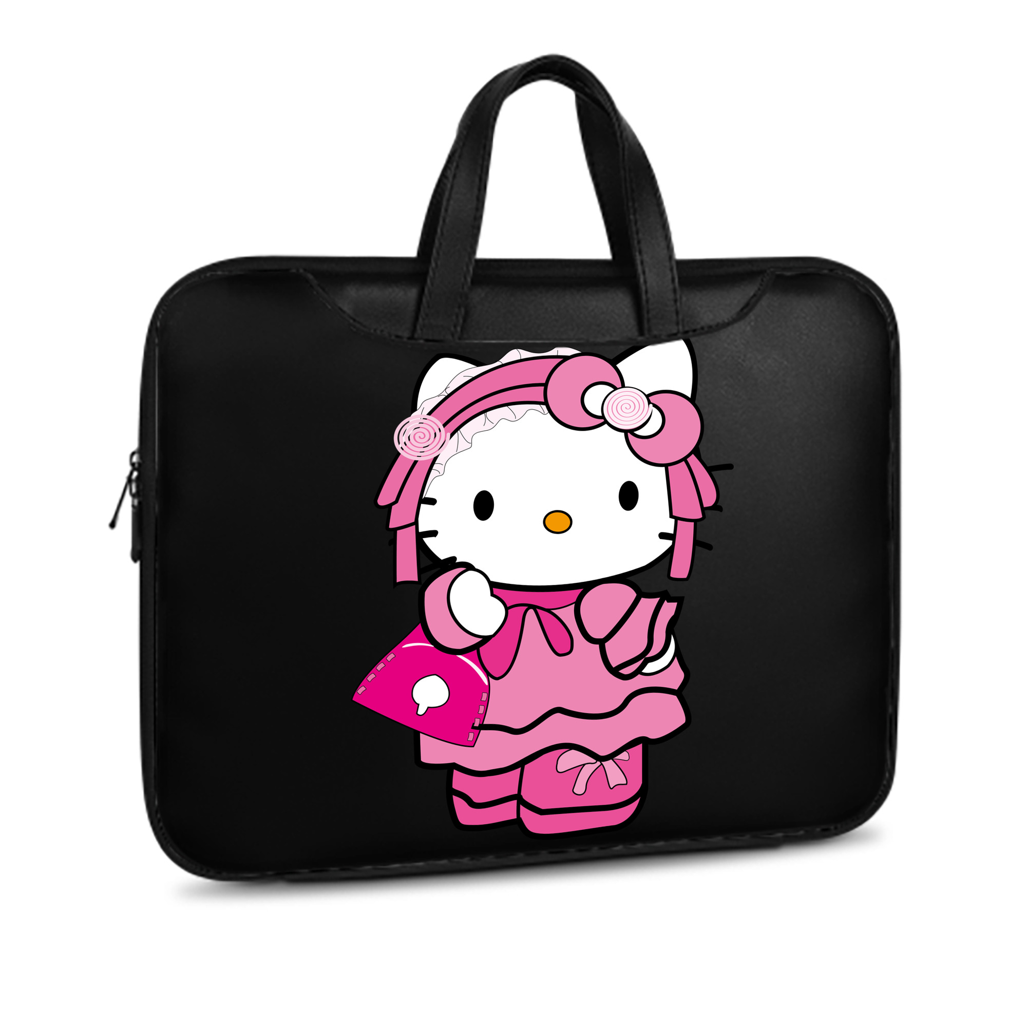 （画像用） Hello Kitty ハローキティ レザーラップトップバッグ　ノートパソコンケース