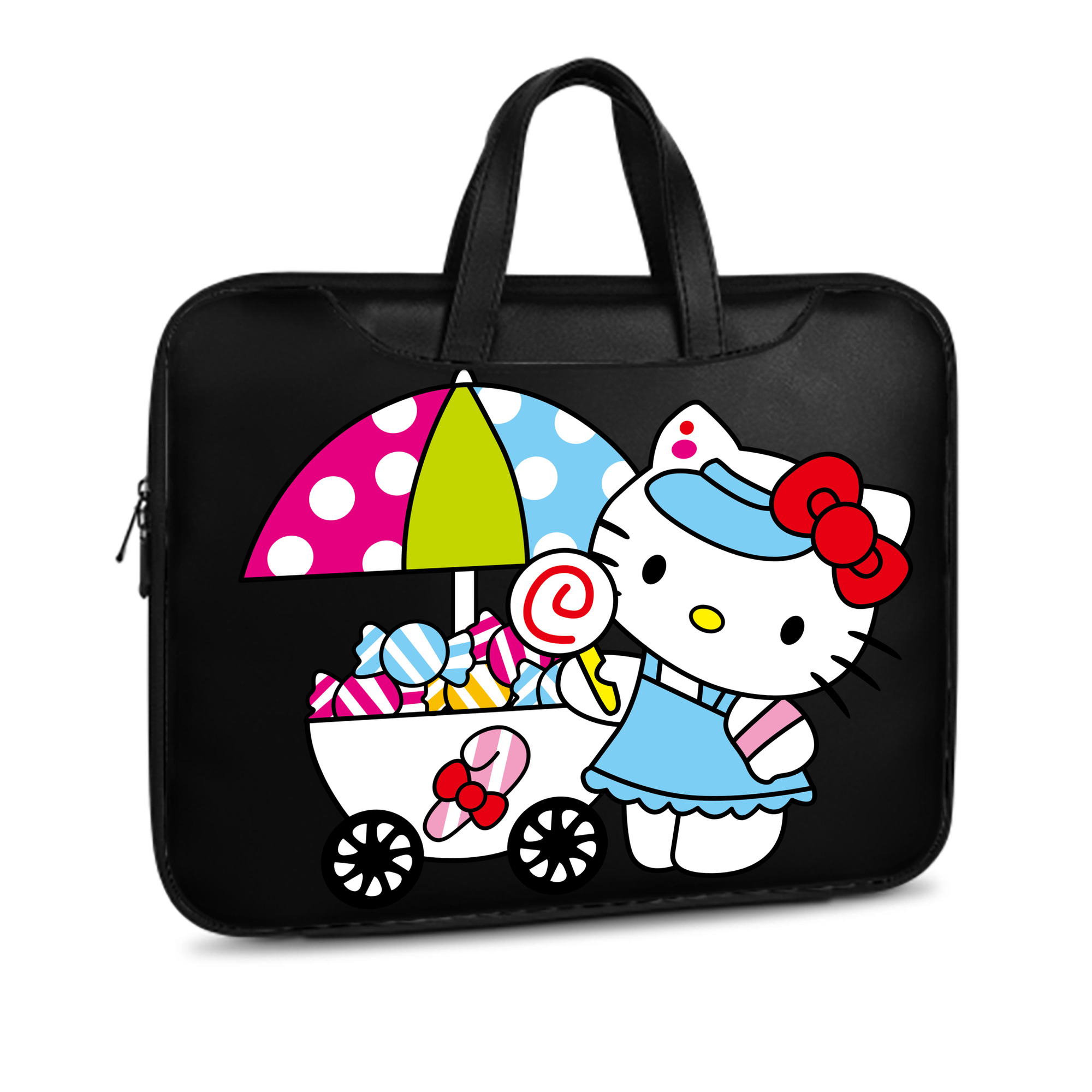 （画像用） Hello Kitty ハローキティ レザーラップトップバッグ　ノートパソコンケース