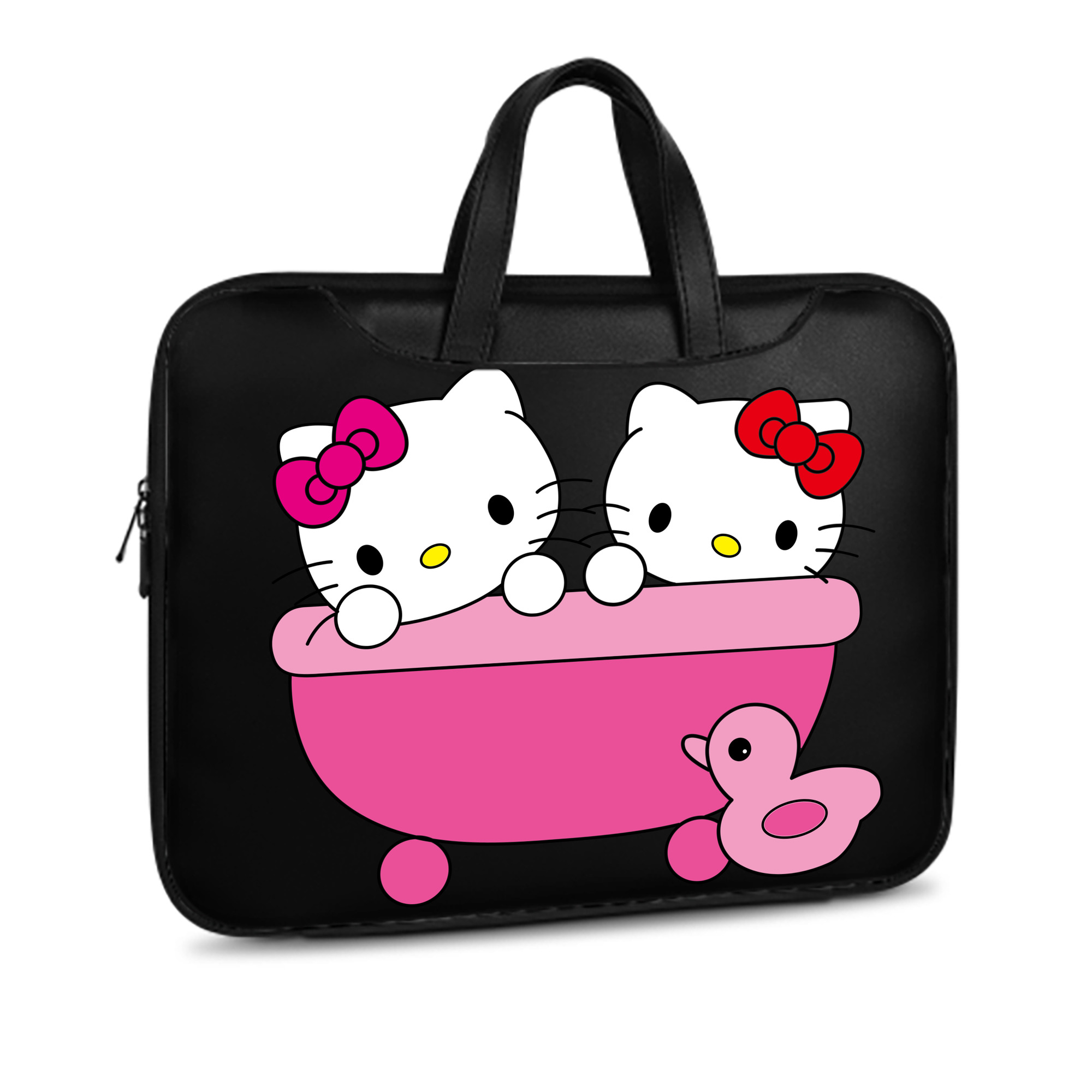（画像用） Hello Kitty ハローキティ レザーラップトップバッグ　ノートパソコンケース