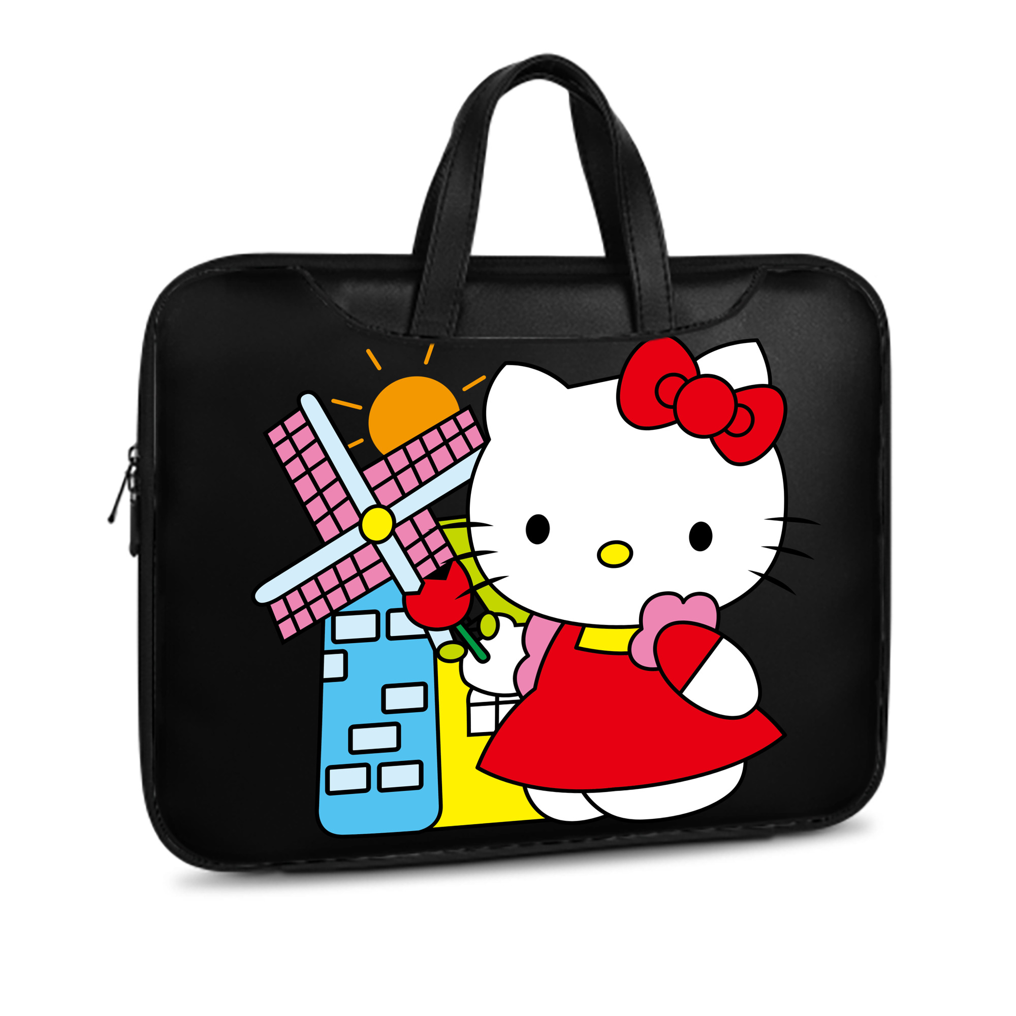 （画像用） Hello Kitty ハローキティ レザーラップトップバッグ　ノートパソコンケース
