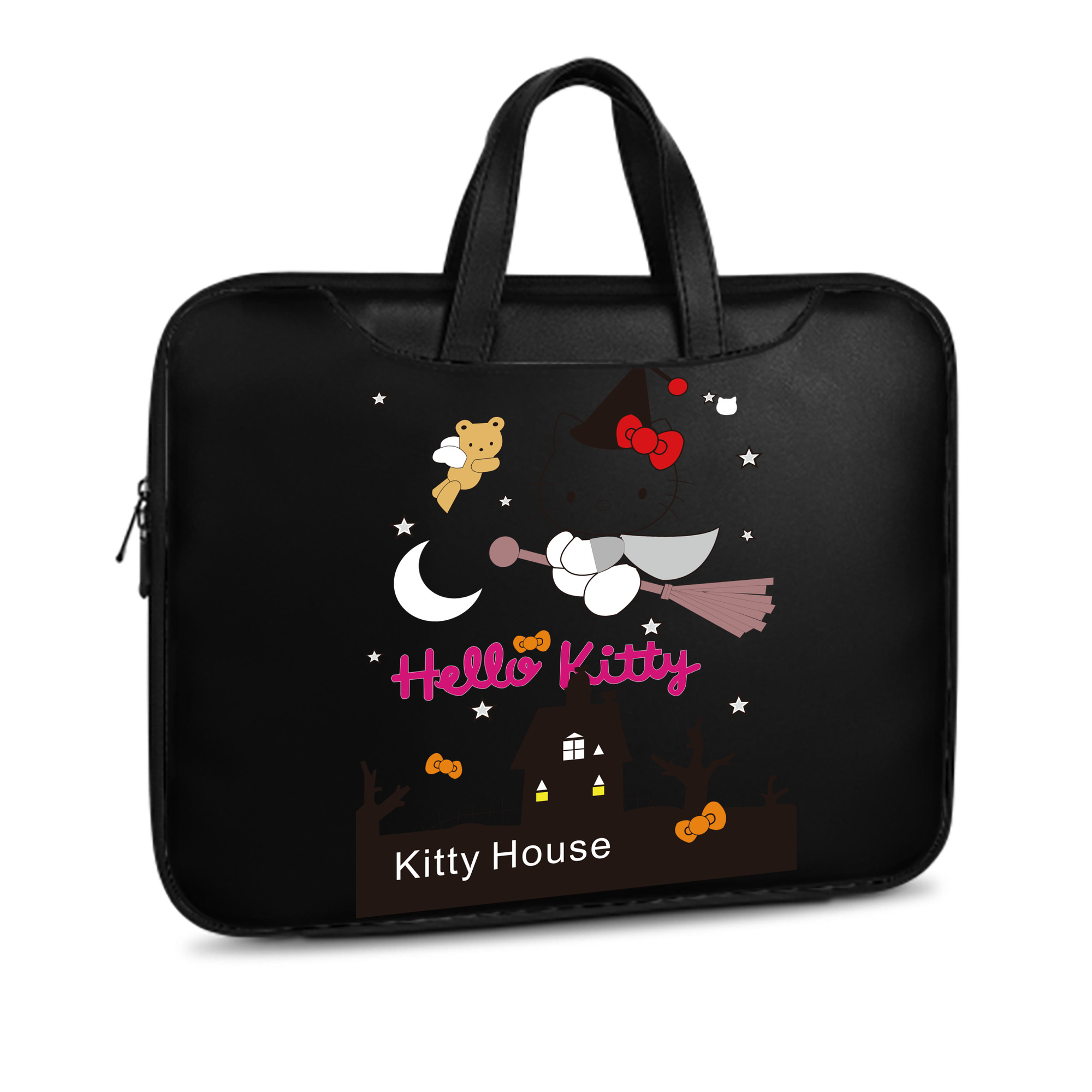 （画像用） Hello Kitty ハローキティ レザーラップトップバッグ　ノートパソコンケース