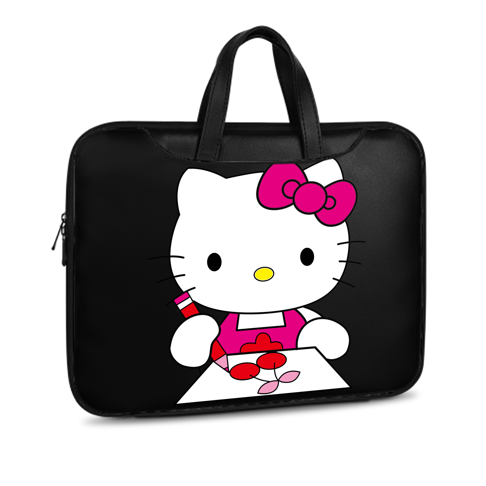 （画像用） Hello Kitty ハローキティ レザーラップトップバッグ　ノートパソコンケース
