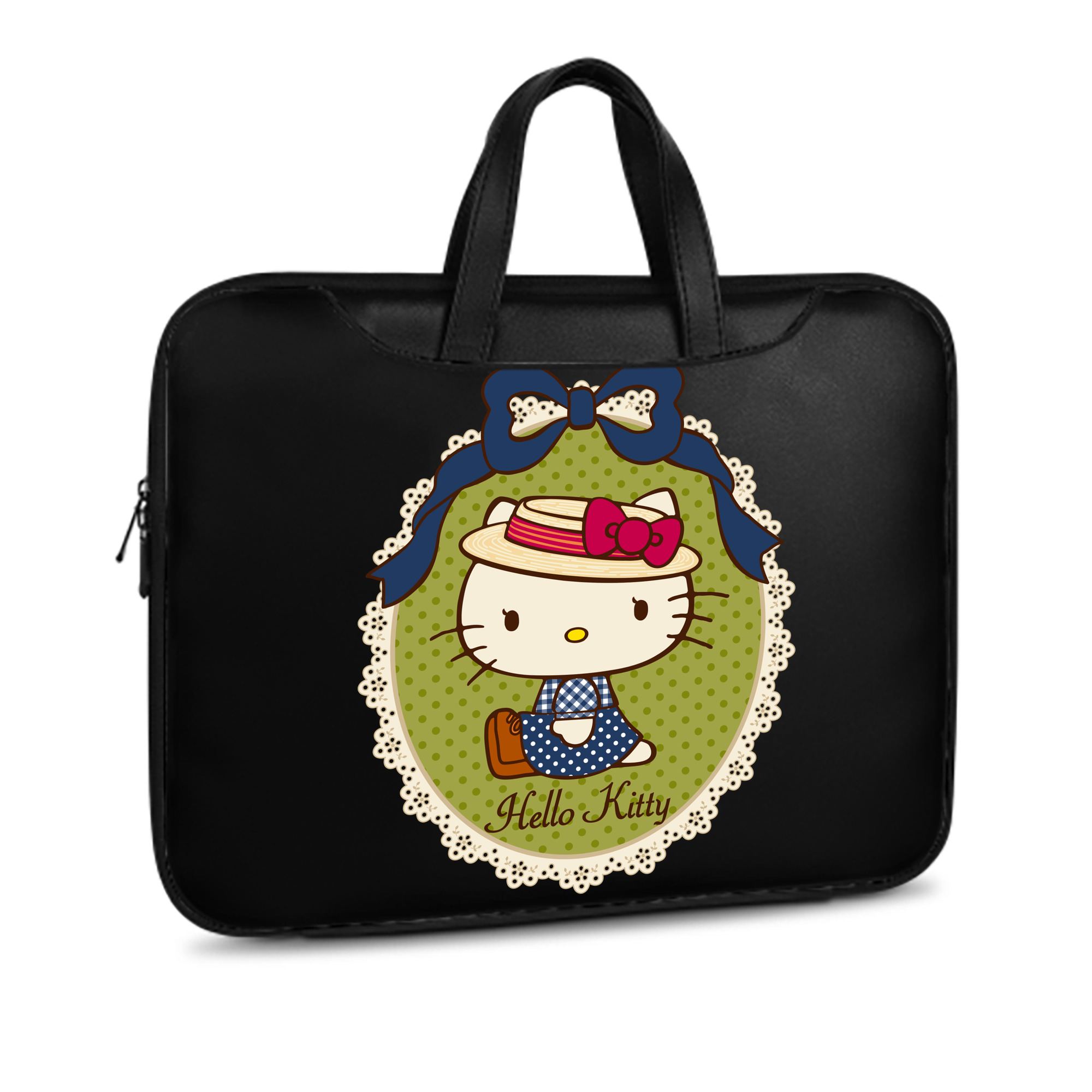 （画像用） Hello Kitty ハローキティ レザーラップトップバッグ　ノートパソコンケース