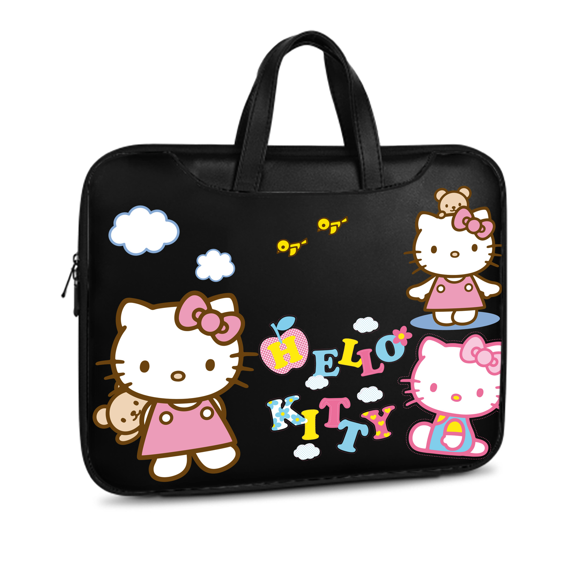 （画像用） Hello Kitty ハローキティ レザーラップトップバッグ　ノートパソコンケース