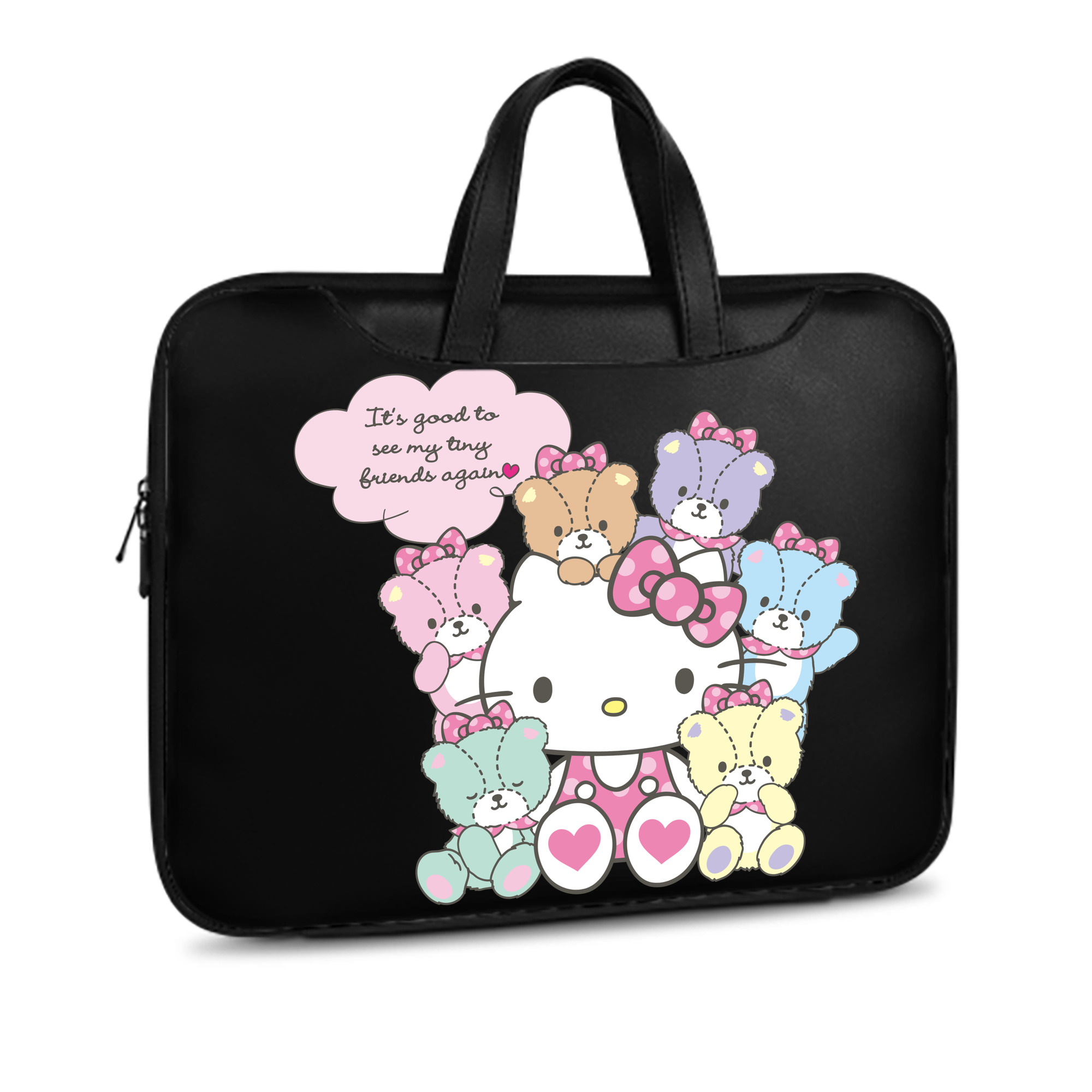 （画像用） Hello Kitty ハローキティ レザーラップトップバッグ　ノートパソコンケース