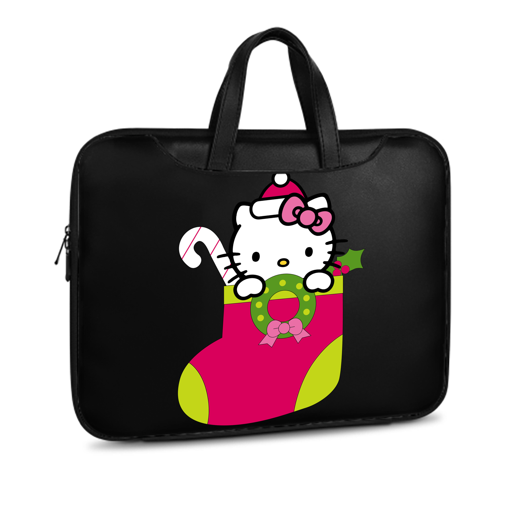 （画像用） Hello Kitty ハローキティ レザーラップトップバッグ　ノートパソコンケース