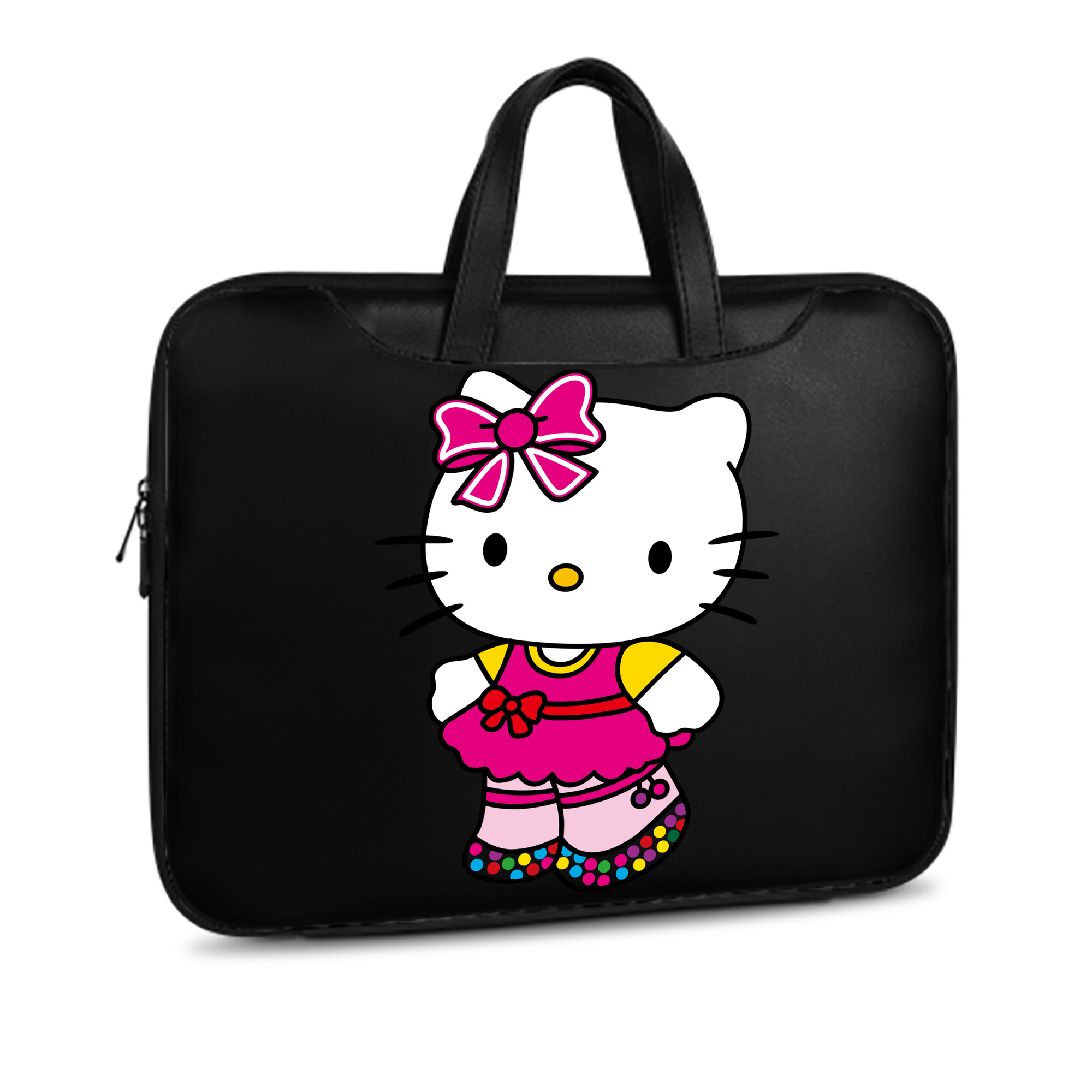 （画像用） Hello Kitty ハローキティ レザーラップトップバッグ　ノートパソコンケース