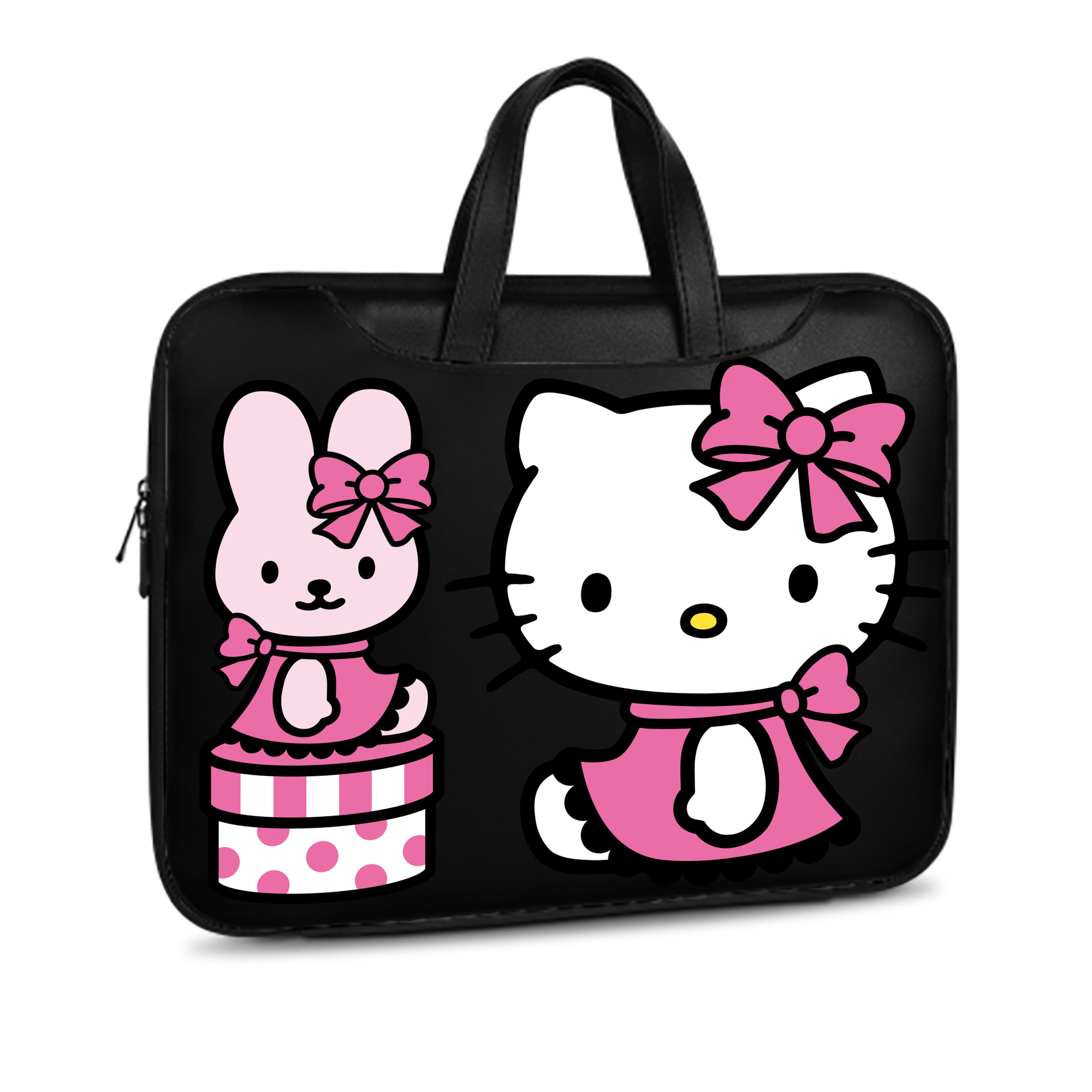 （画像用） Hello Kitty ハローキティ レザーラップトップバッグ　ノートパソコンケース