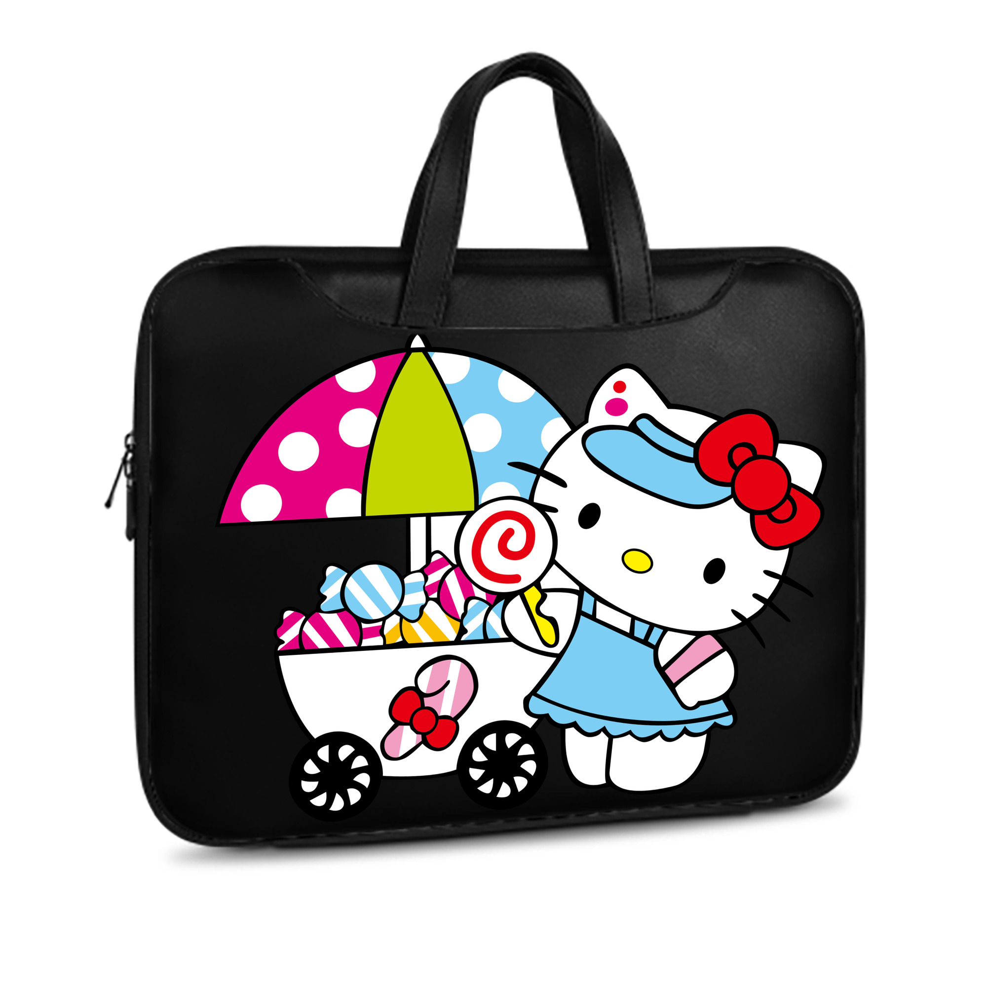 （画像用） Hello Kitty ハローキティ レザーラップトップバッグ　ノートパソコンケース