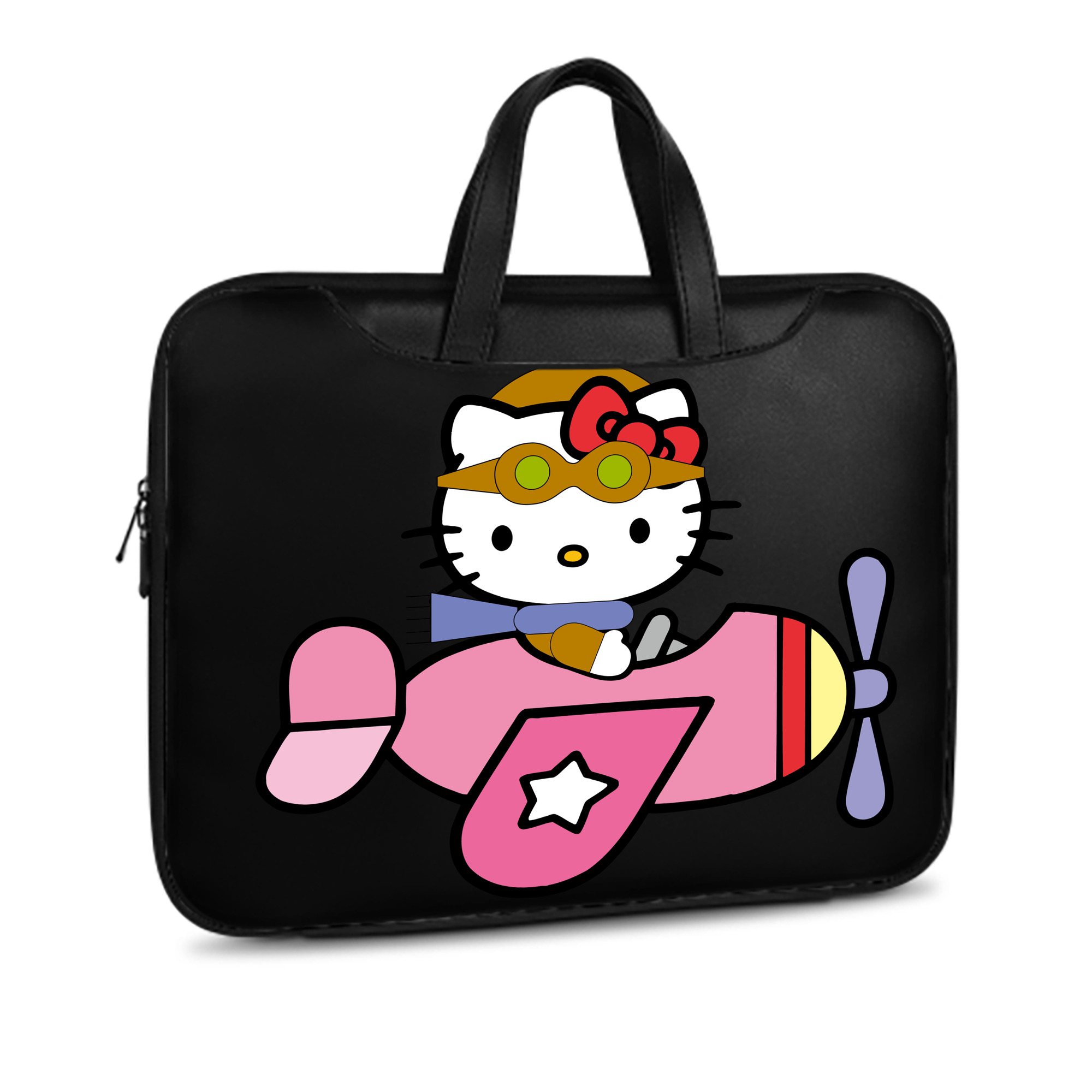（画像用） Hello Kitty ハローキティ レザーラップトップバッグ　ノートパソコンケース