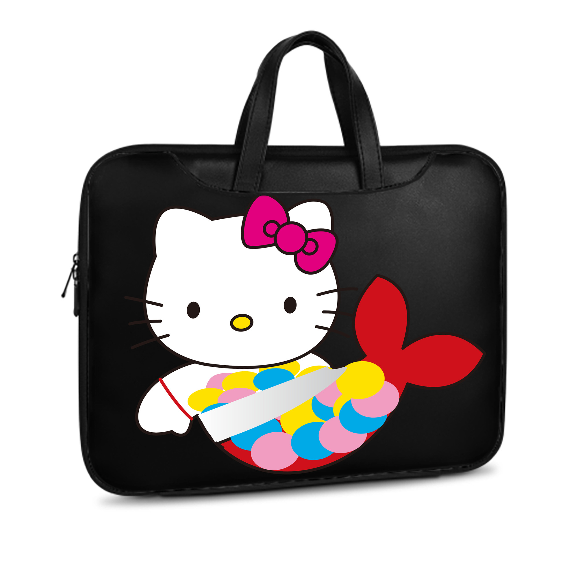 （画像用） Hello Kitty ハローキティ レザーラップトップバッグ　ノートパソコンケース