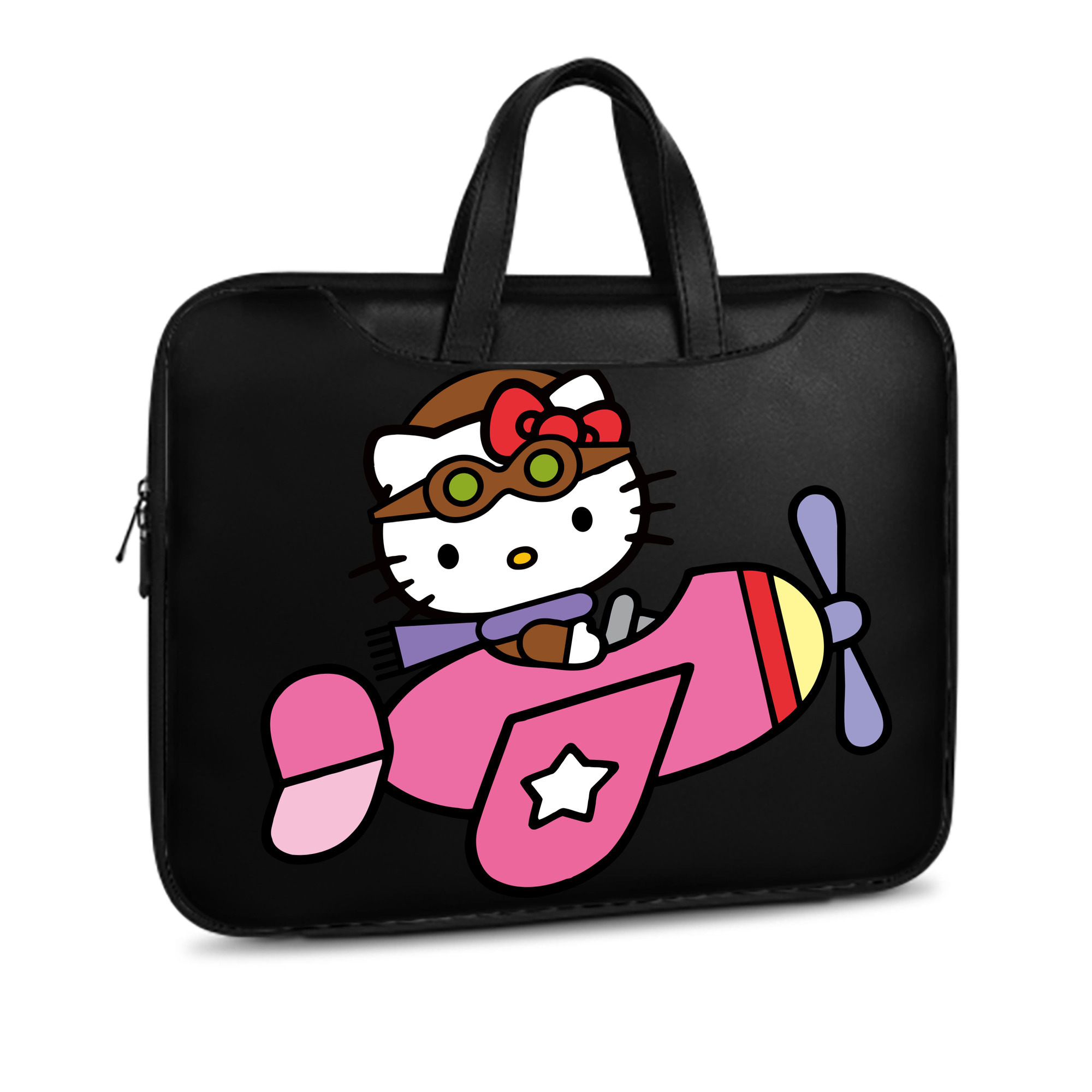 （画像用） Hello Kitty ハローキティ レザーラップトップバッグ　ノートパソコンケース