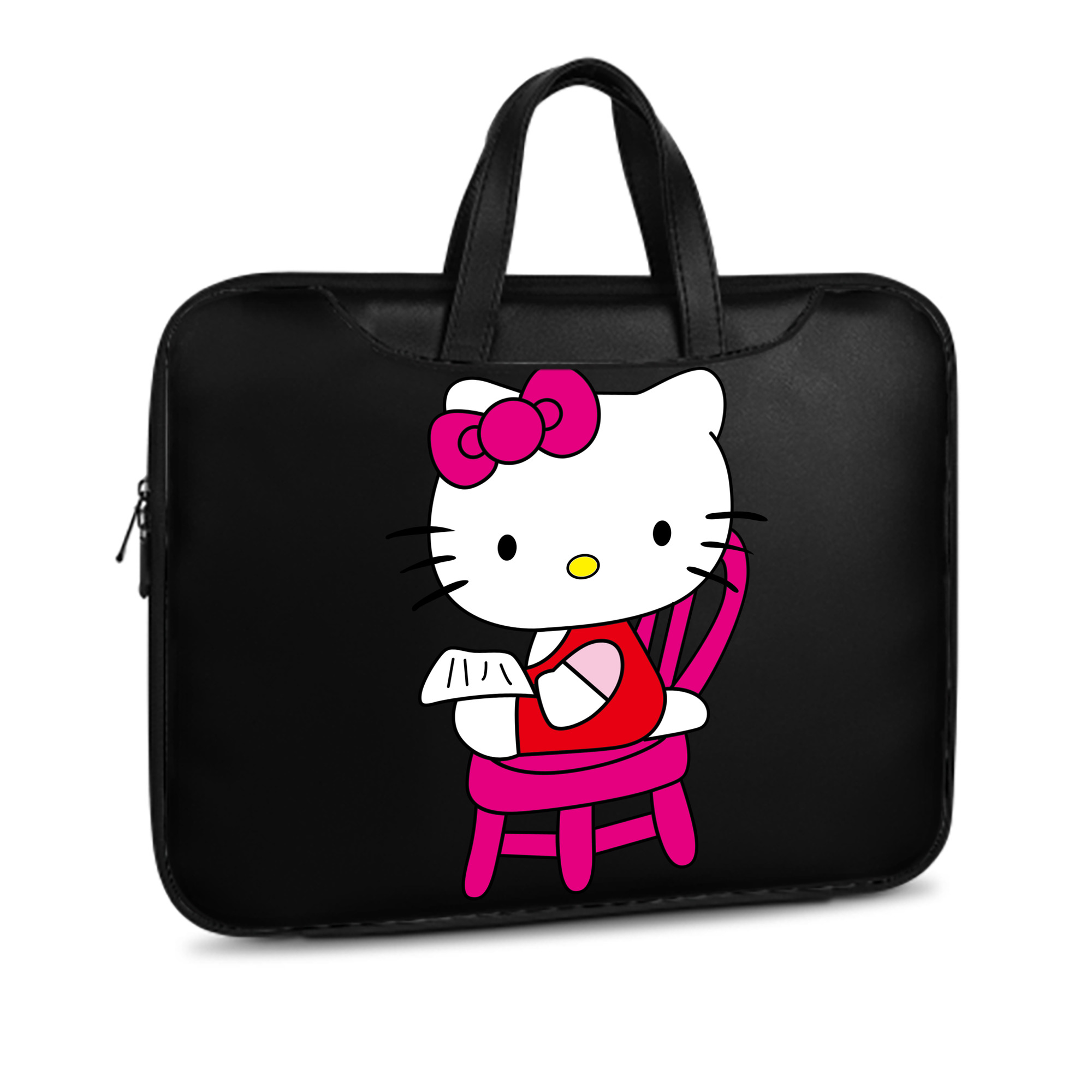 （画像用） Hello Kitty ハローキティ レザーラップトップバッグ　ノートパソコンケース