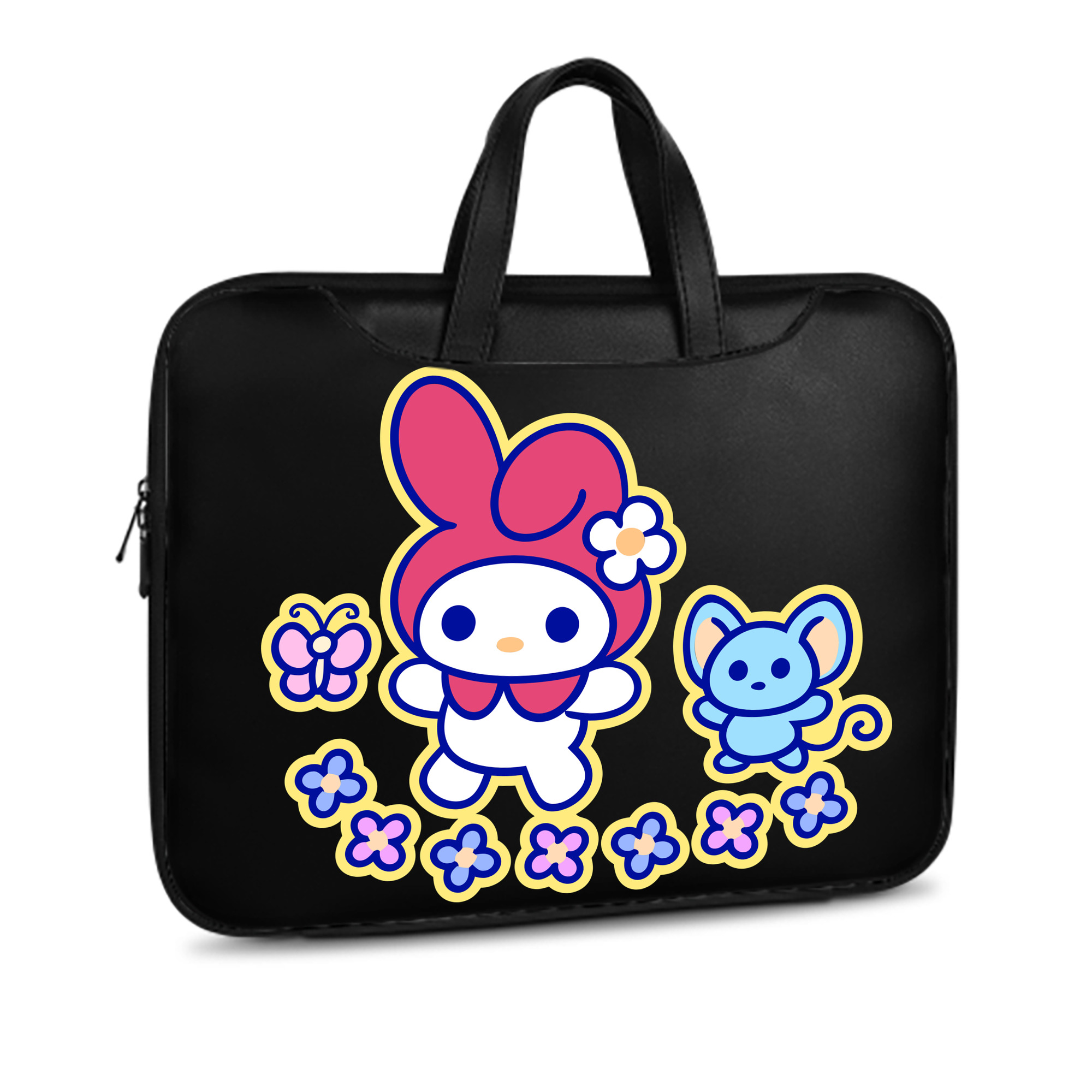 （画像用） Hello Kitty ハローキティ レザーラップトップバッグ　ノートパソコンケース