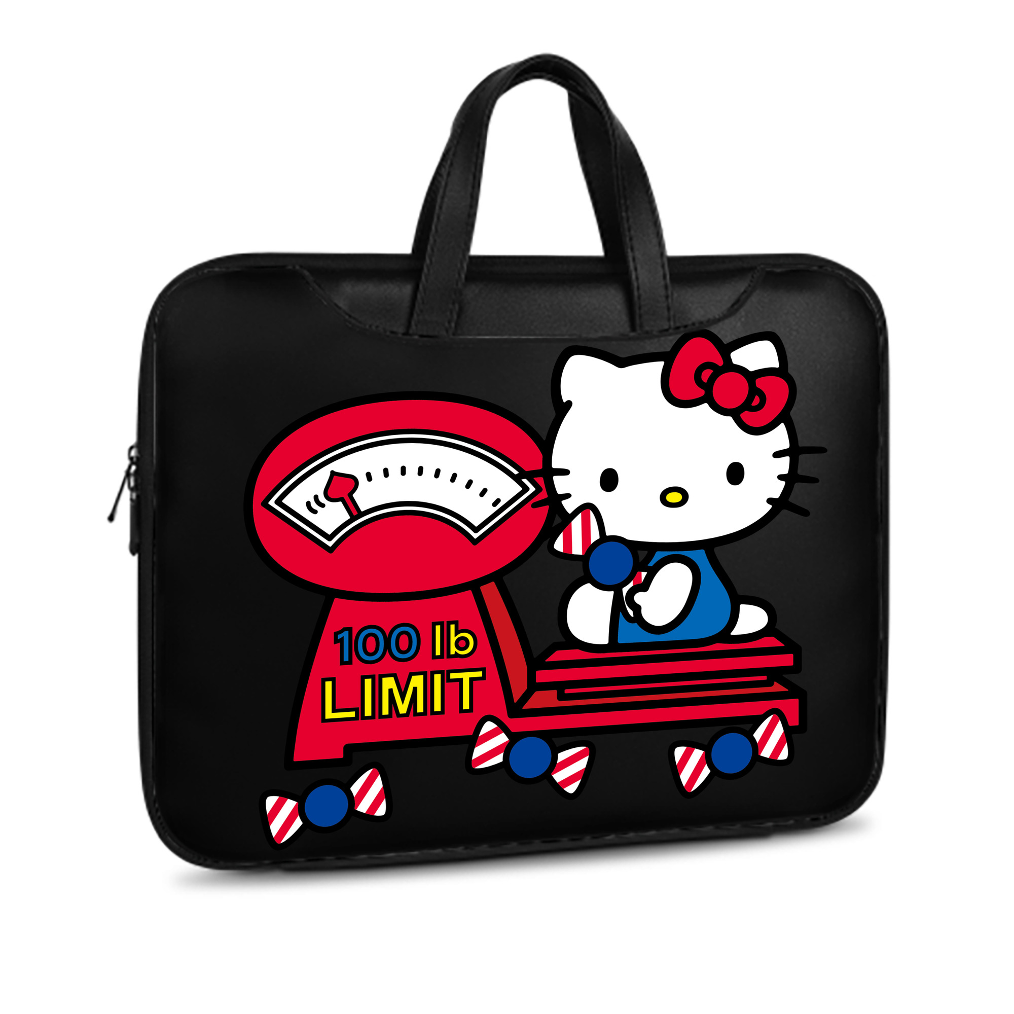 （画像用） Hello Kitty ハローキティ レザーラップトップバッグ　ノートパソコンケース