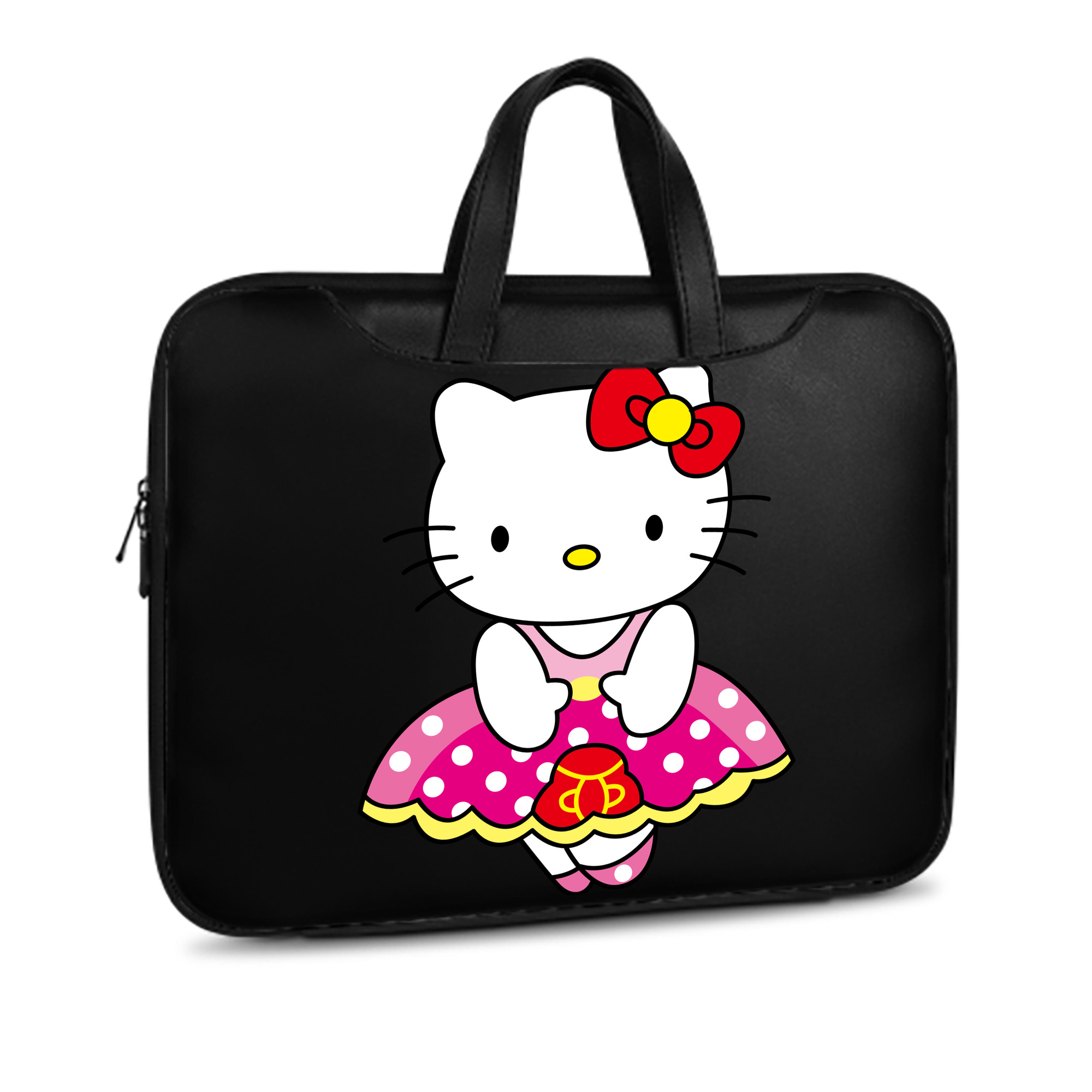（画像用） Hello Kitty ハローキティ レザーラップトップバッグ　ノートパソコンケース
