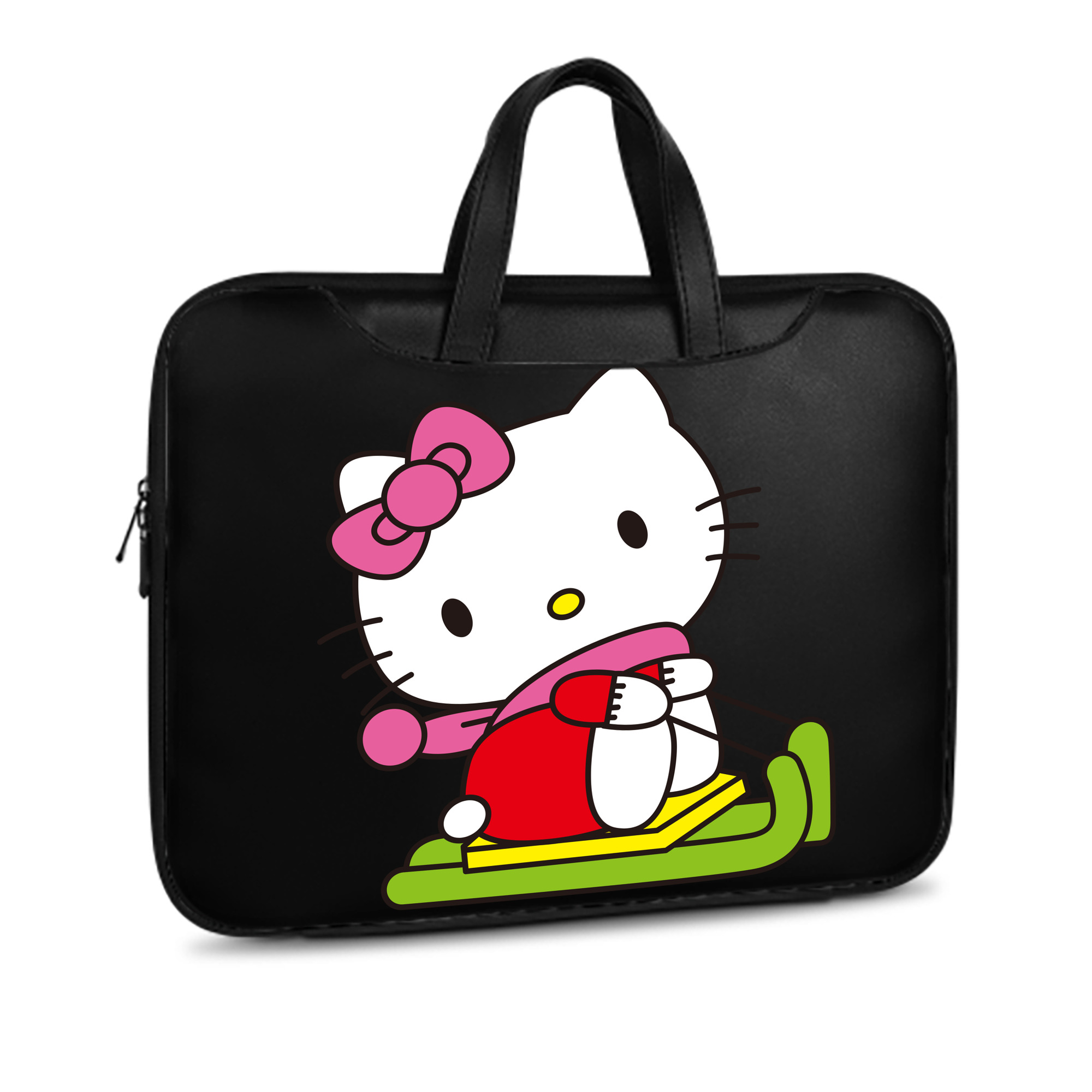 （画像用） Hello Kitty ハローキティ レザーラップトップバッグ　ノートパソコンケース