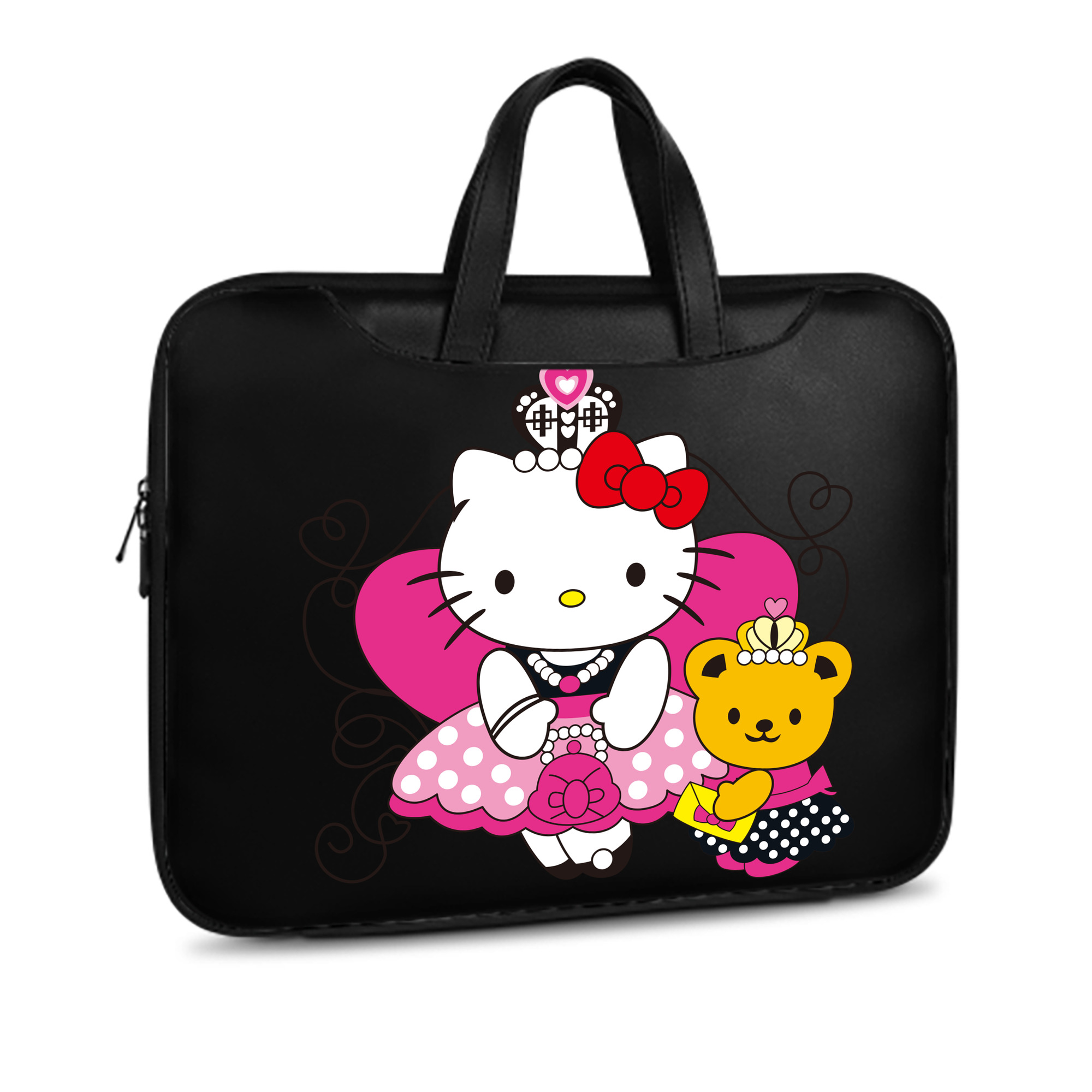 （画像用） Hello Kitty ハローキティ レザーラップトップバッグ　ノートパソコンケース
