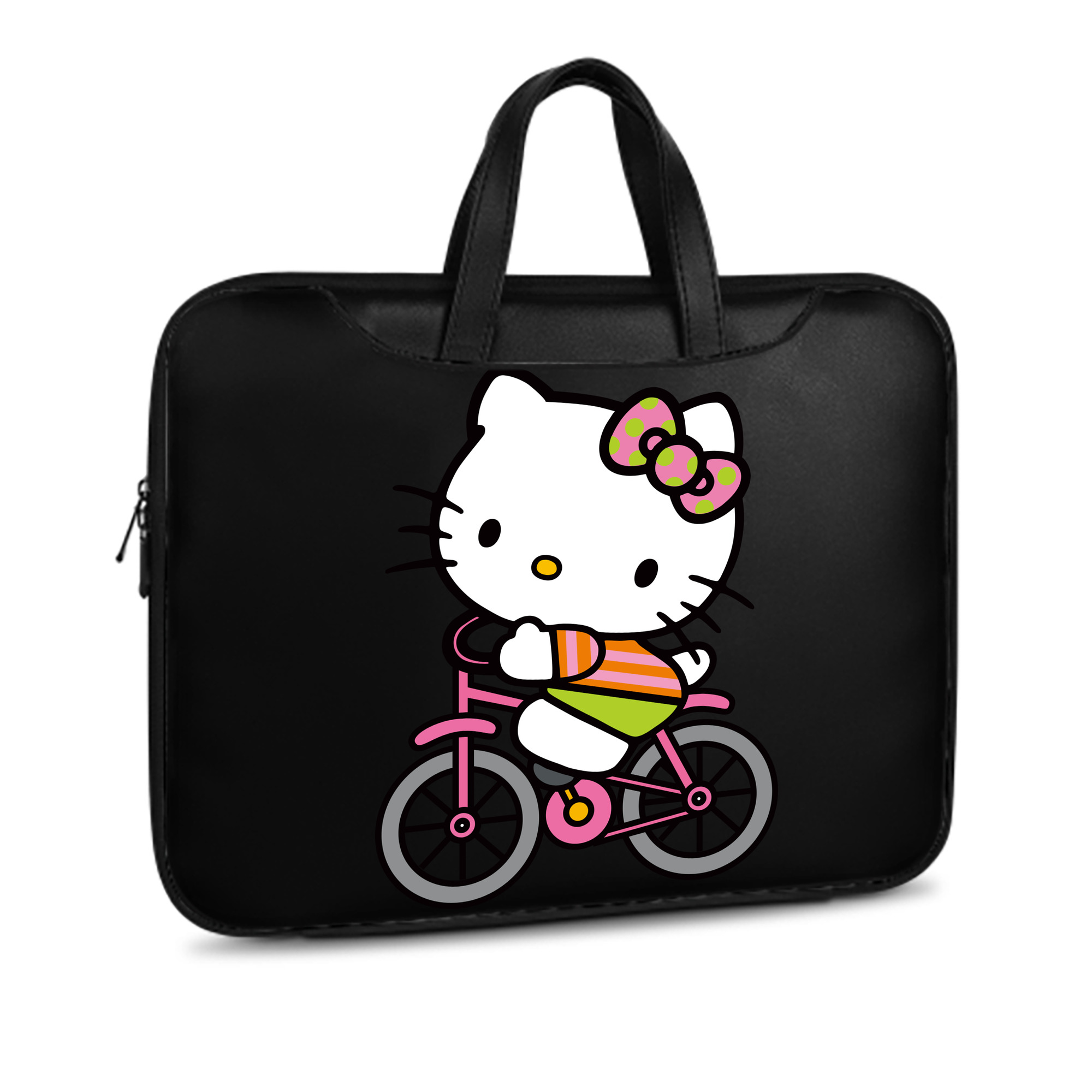 （画像用） Hello Kitty ハローキティ レザーラップトップバッグ　ノートパソコンケース