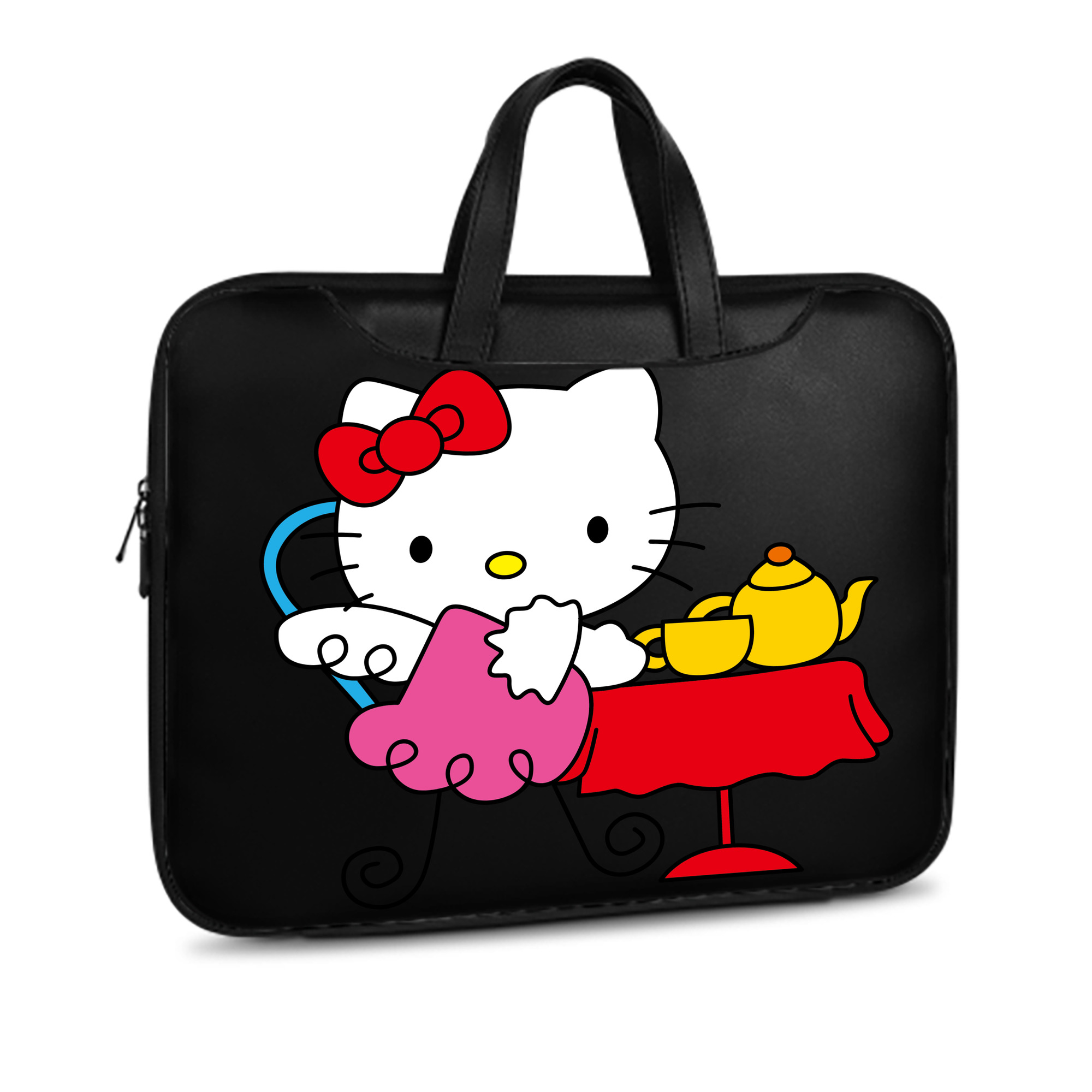 （画像用） Hello Kitty ハローキティ レザーラップトップバッグ　ノートパソコンケース
