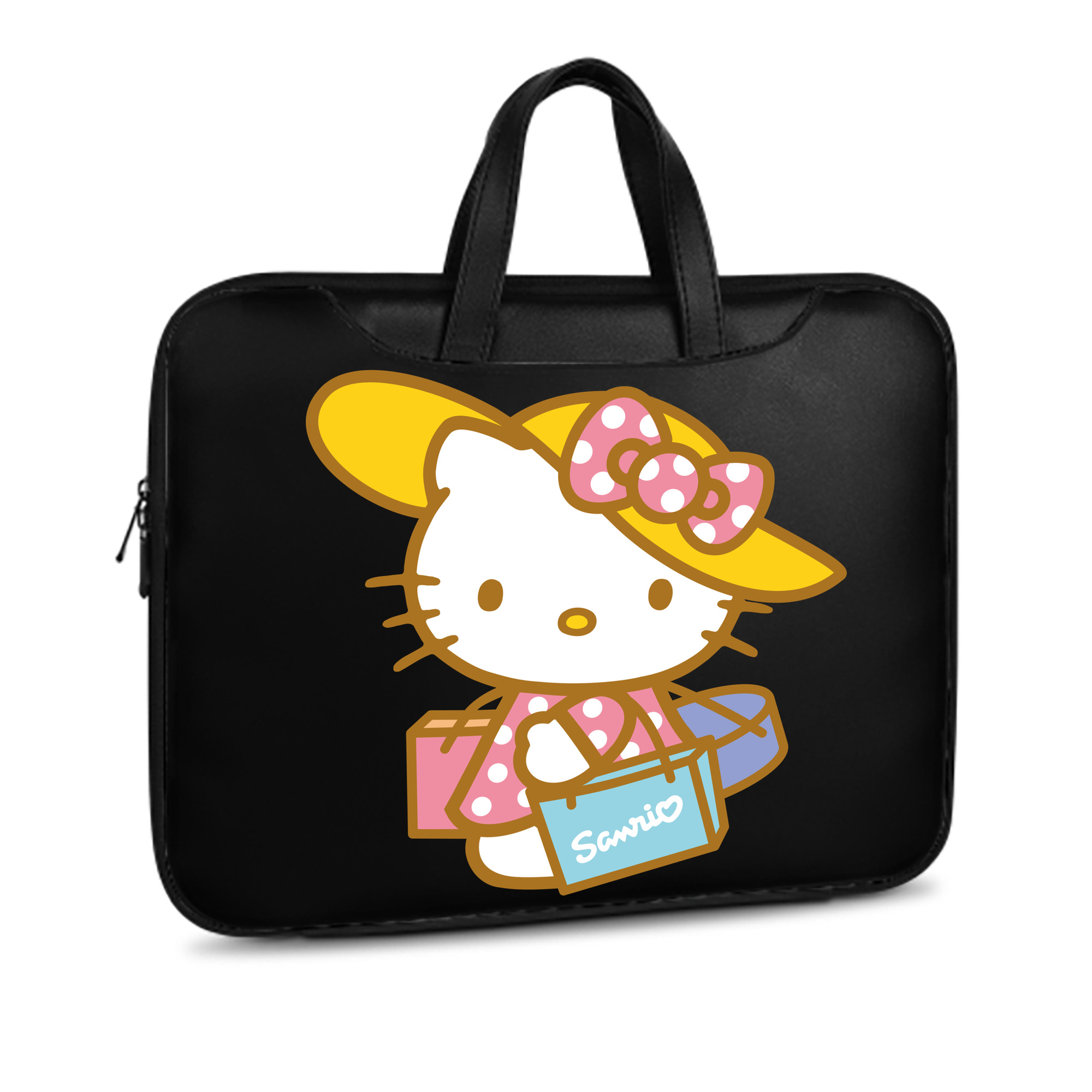 （画像用） Hello Kitty ハローキティ レザーラップトップバッグ　ノートパソコンケース