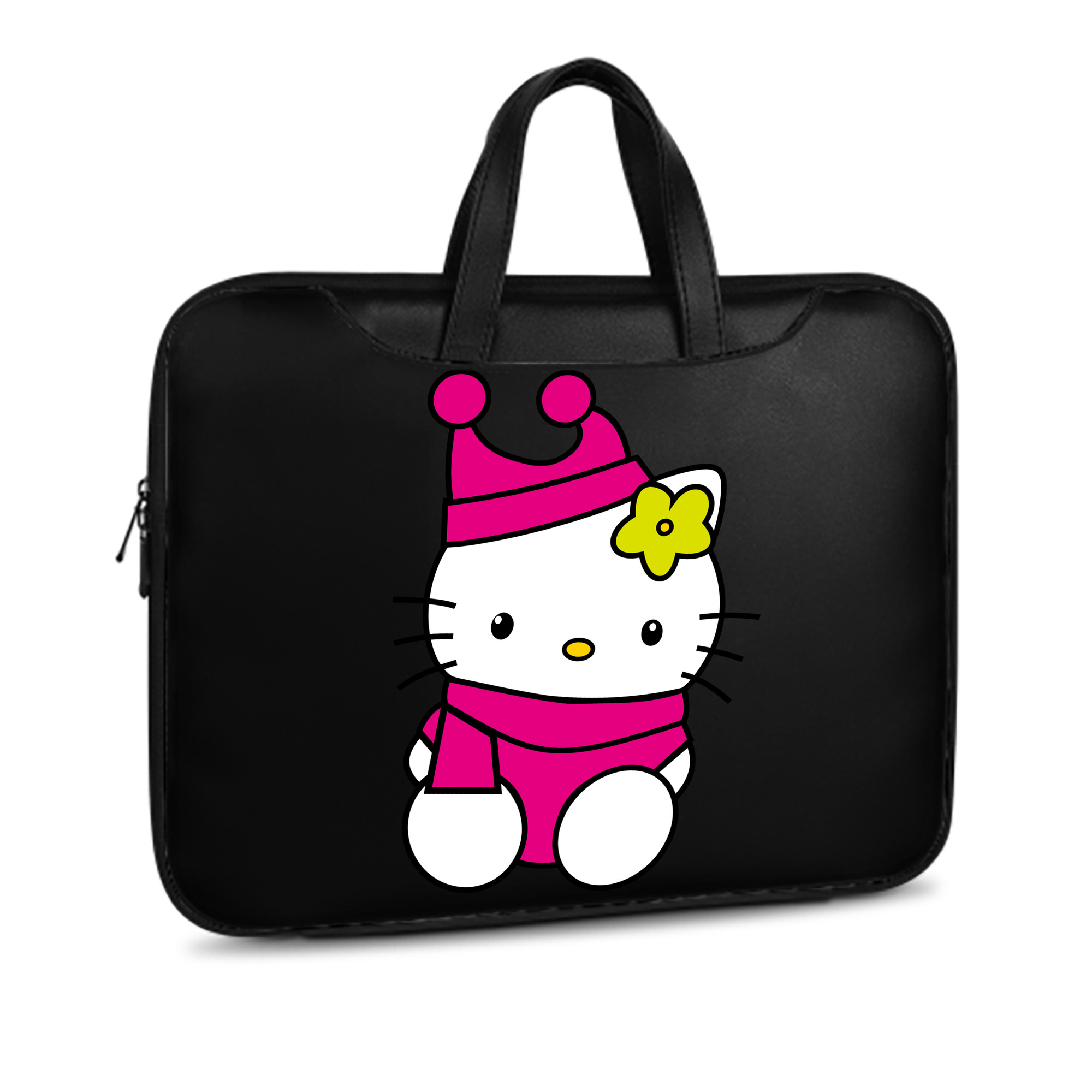 （画像用） Hello Kitty ハローキティ レザーラップトップバッグ　ノートパソコンケース