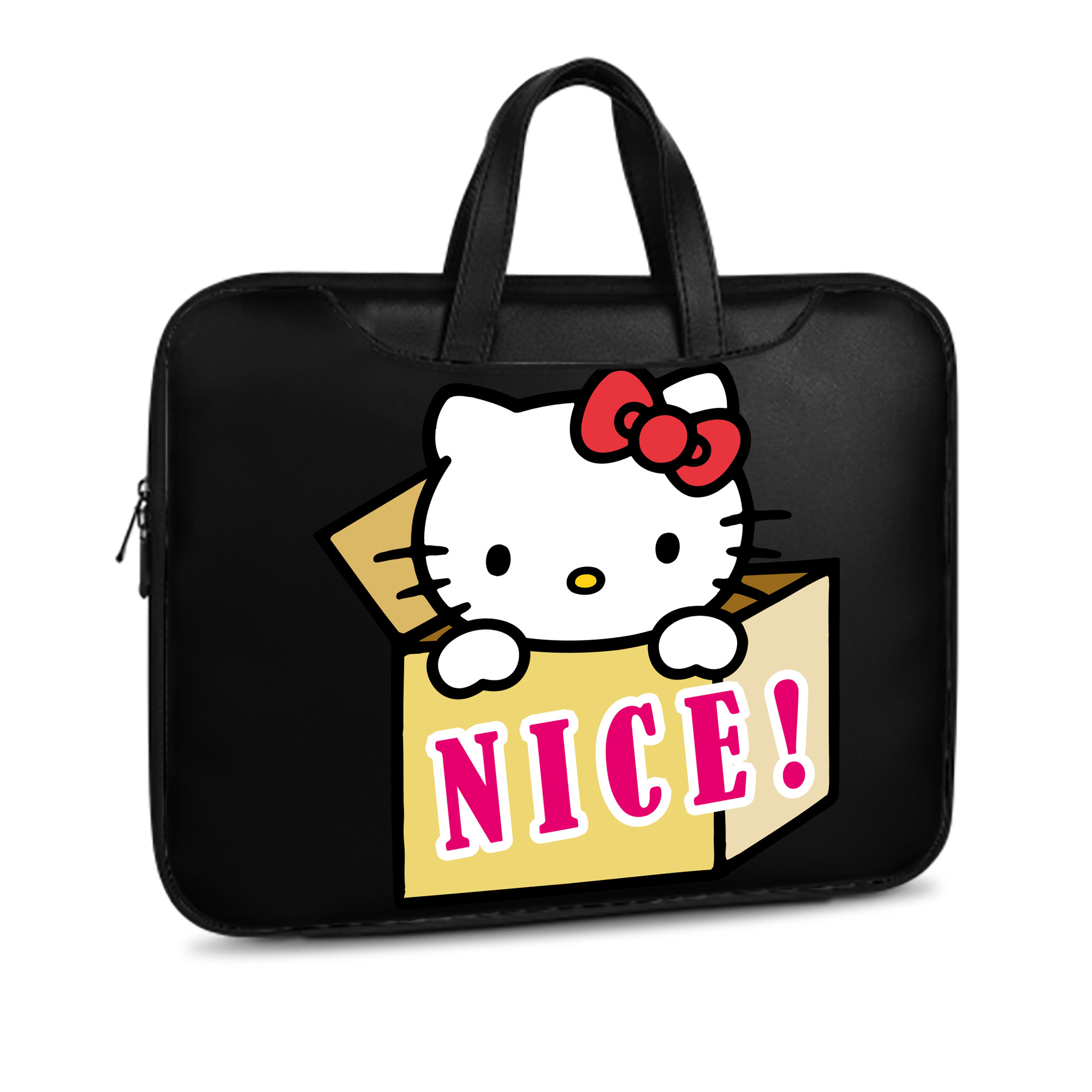 （画像用） Hello Kitty ハローキティ レザーラップトップバッグ　ノートパソコンケース