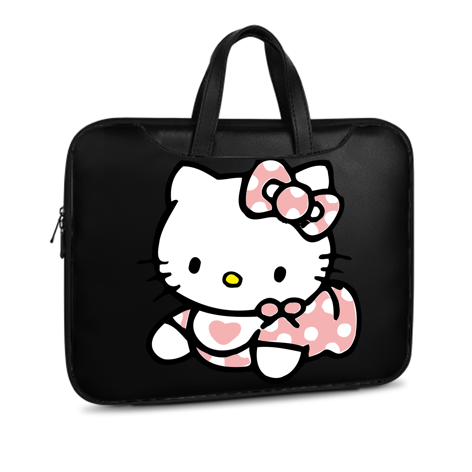 （画像用） Hello Kitty ハローキティ レザーラップトップバッグ　ノートパソコンケース