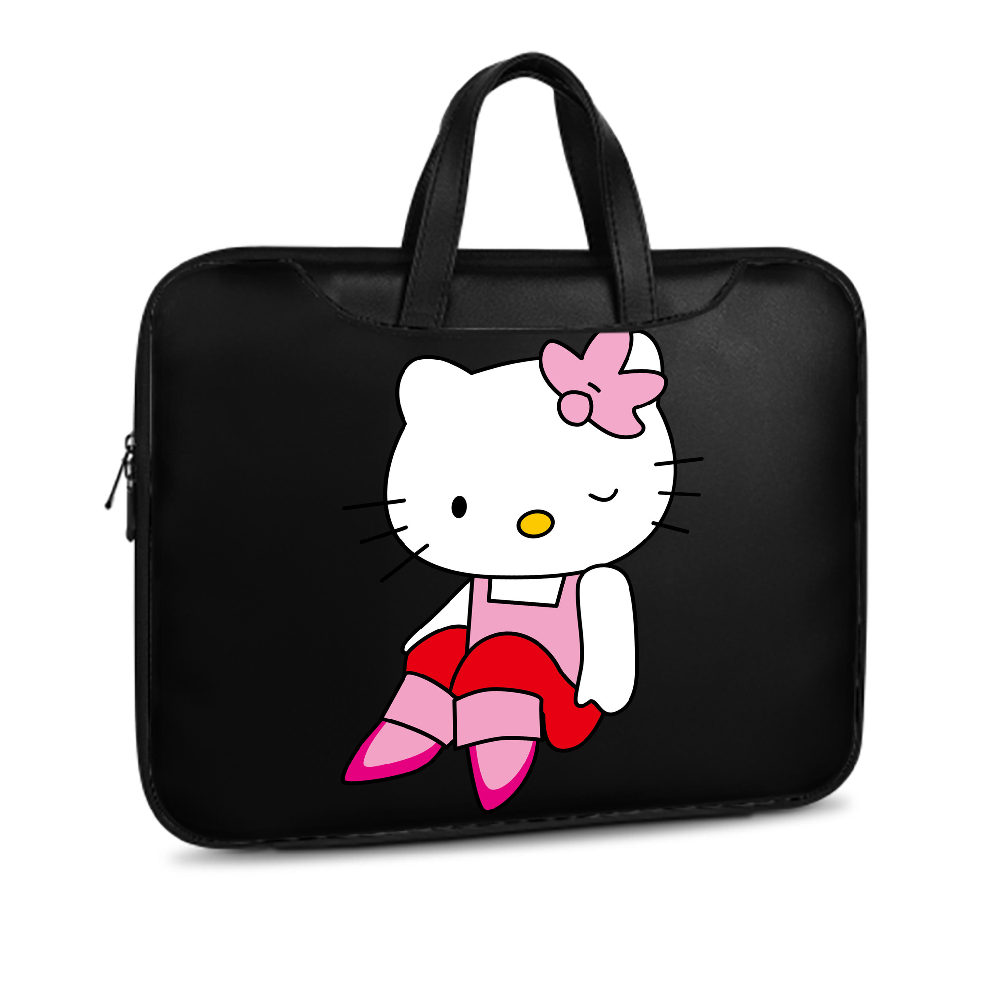 （画像用） Hello Kitty ハローキティ レザーラップトップバッグ　ノートパソコンケース