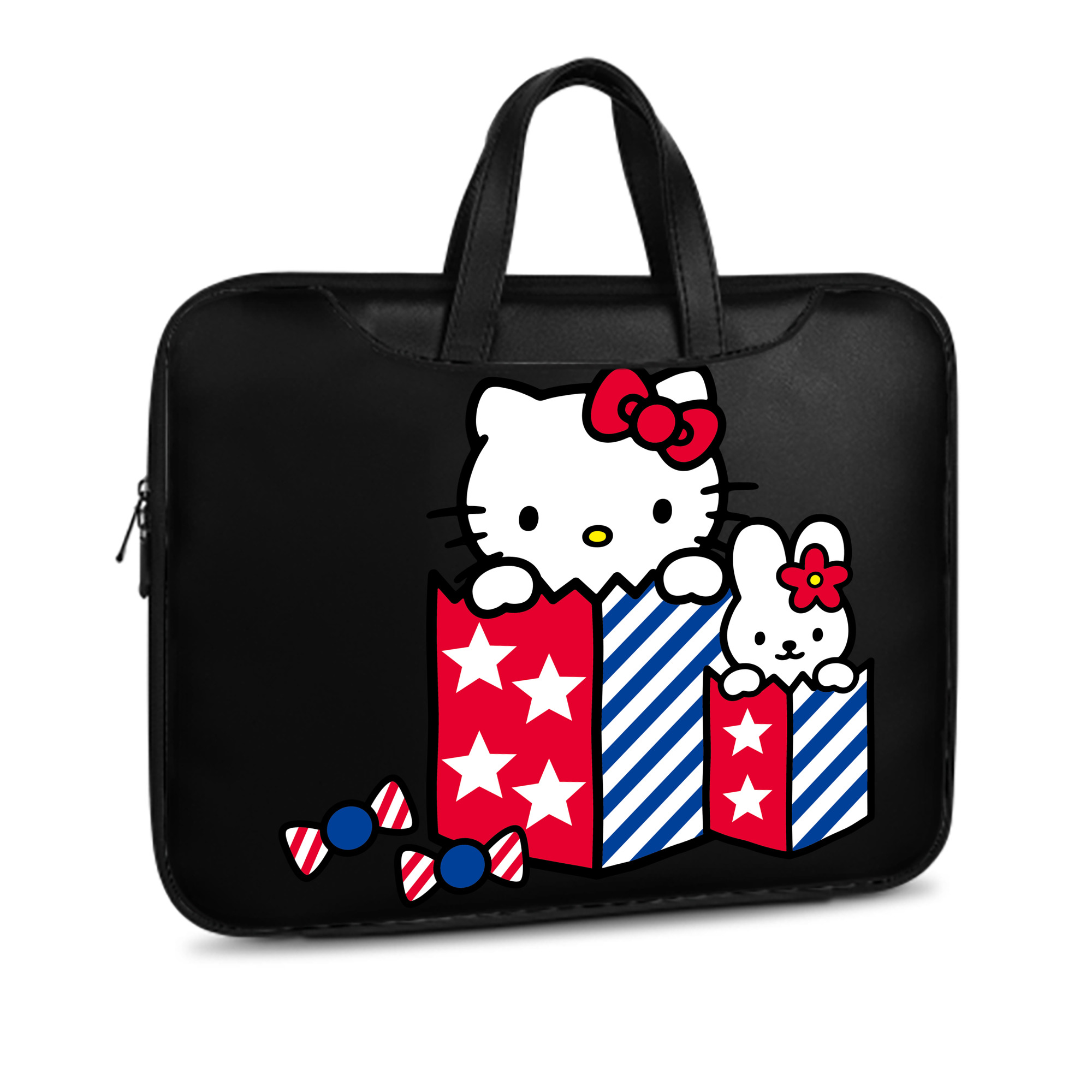 （画像用） Hello Kitty ハローキティ レザーラップトップバッグ　ノートパソコンケース