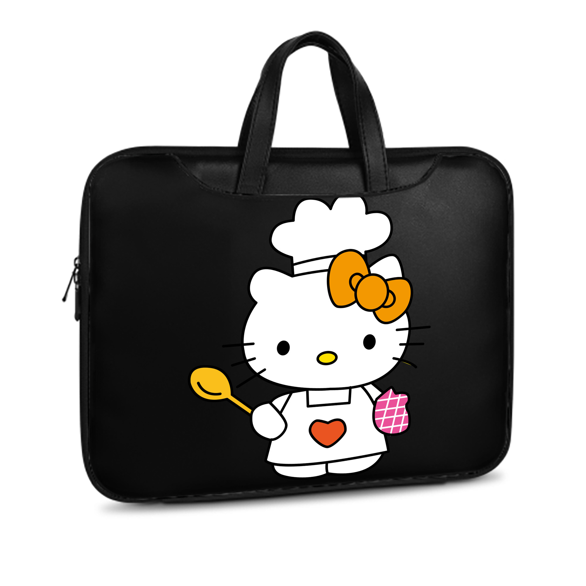 （画像用） Hello Kitty ハローキティ レザーラップトップバッグ　ノートパソコンケース