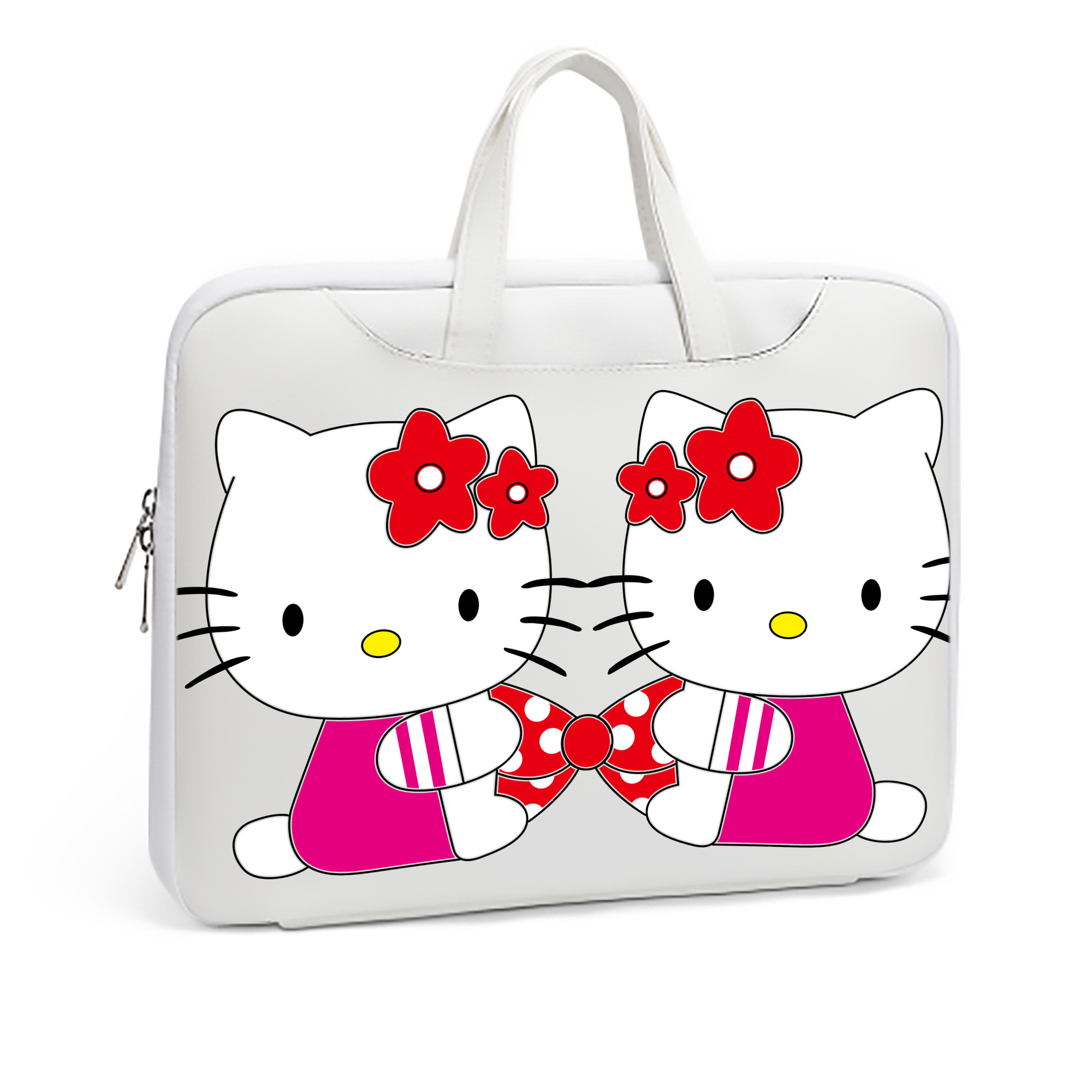 （画像用） Hello Kitty ハローキティ レザーラップトップバッグ　ノートパソコンケース