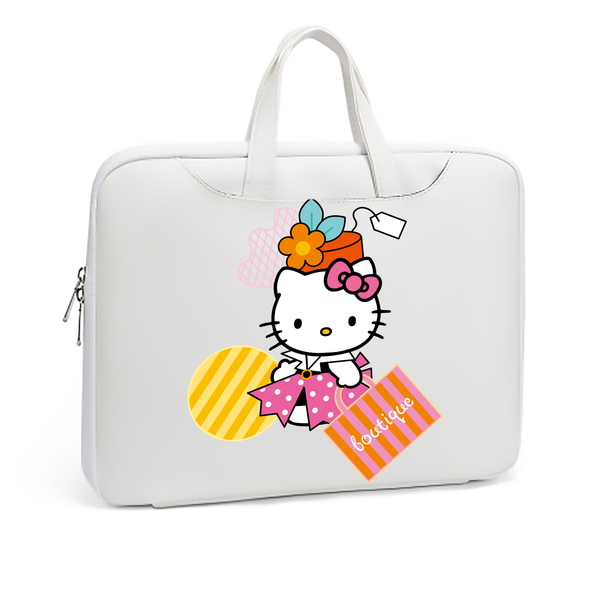 （画像用） Hello Kitty ハローキティ レザーラップトップバッグ　ノートパソコンケース