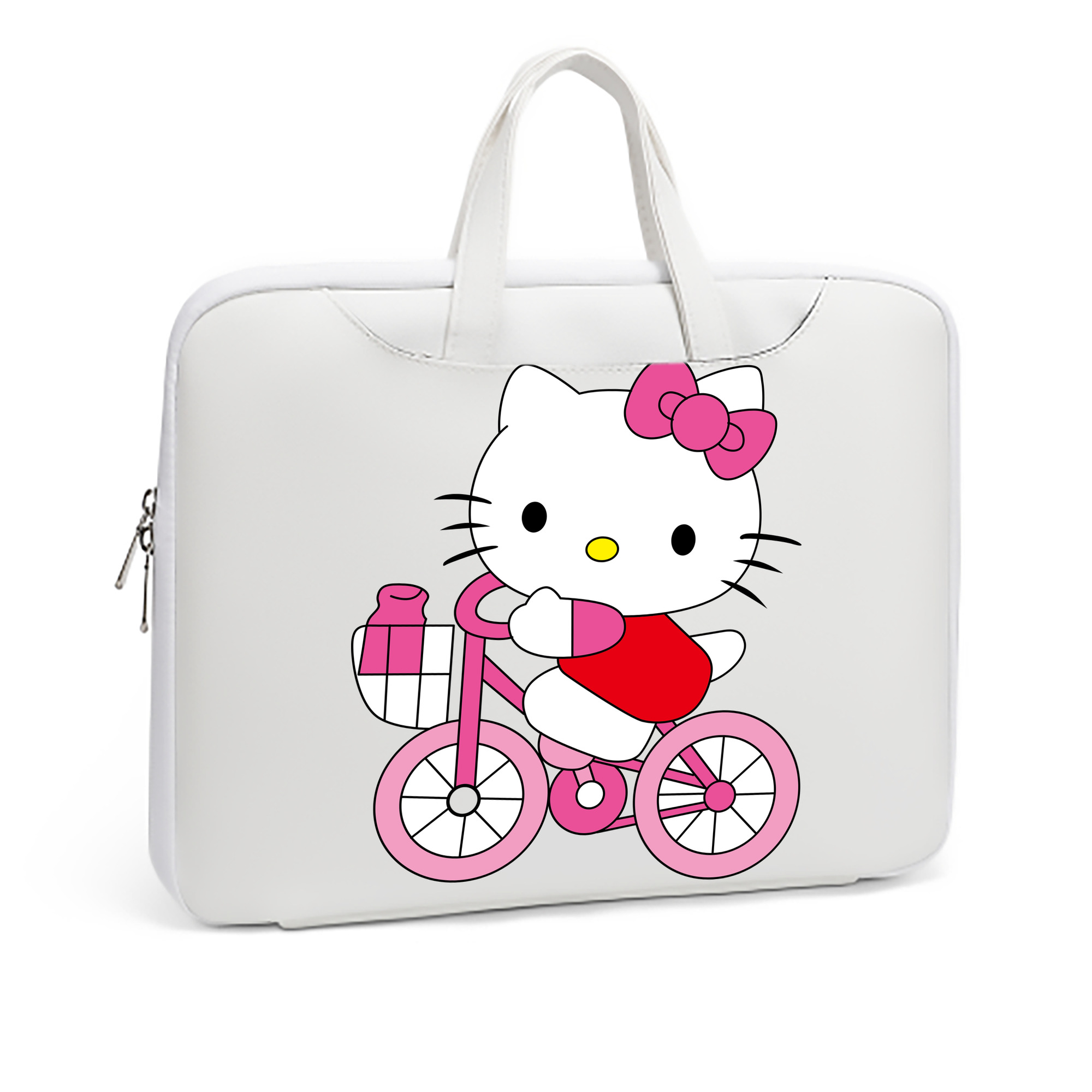 （画像用） Hello Kitty ハローキティ レザーラップトップバッグ　ノートパソコンケース