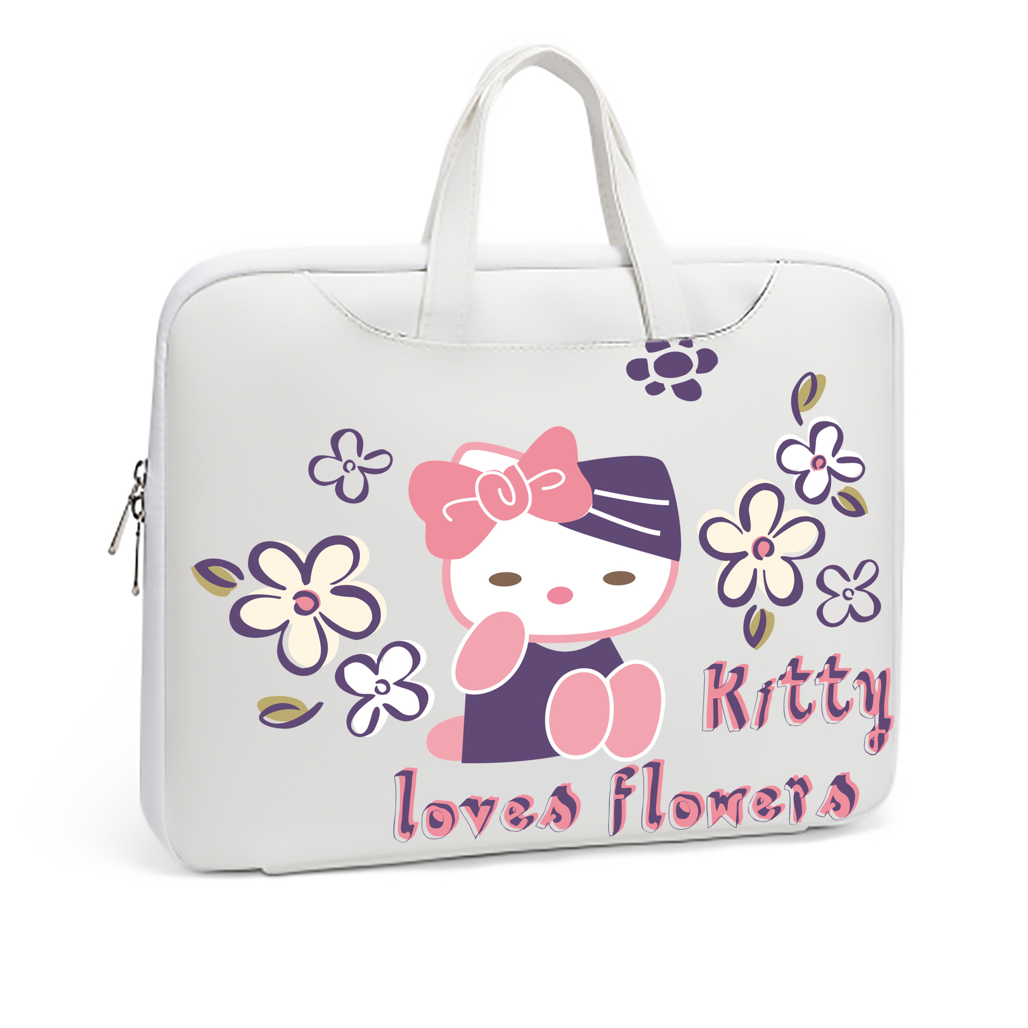 （画像用） Hello Kitty ハローキティ レザーラップトップバッグ　ノートパソコンケース