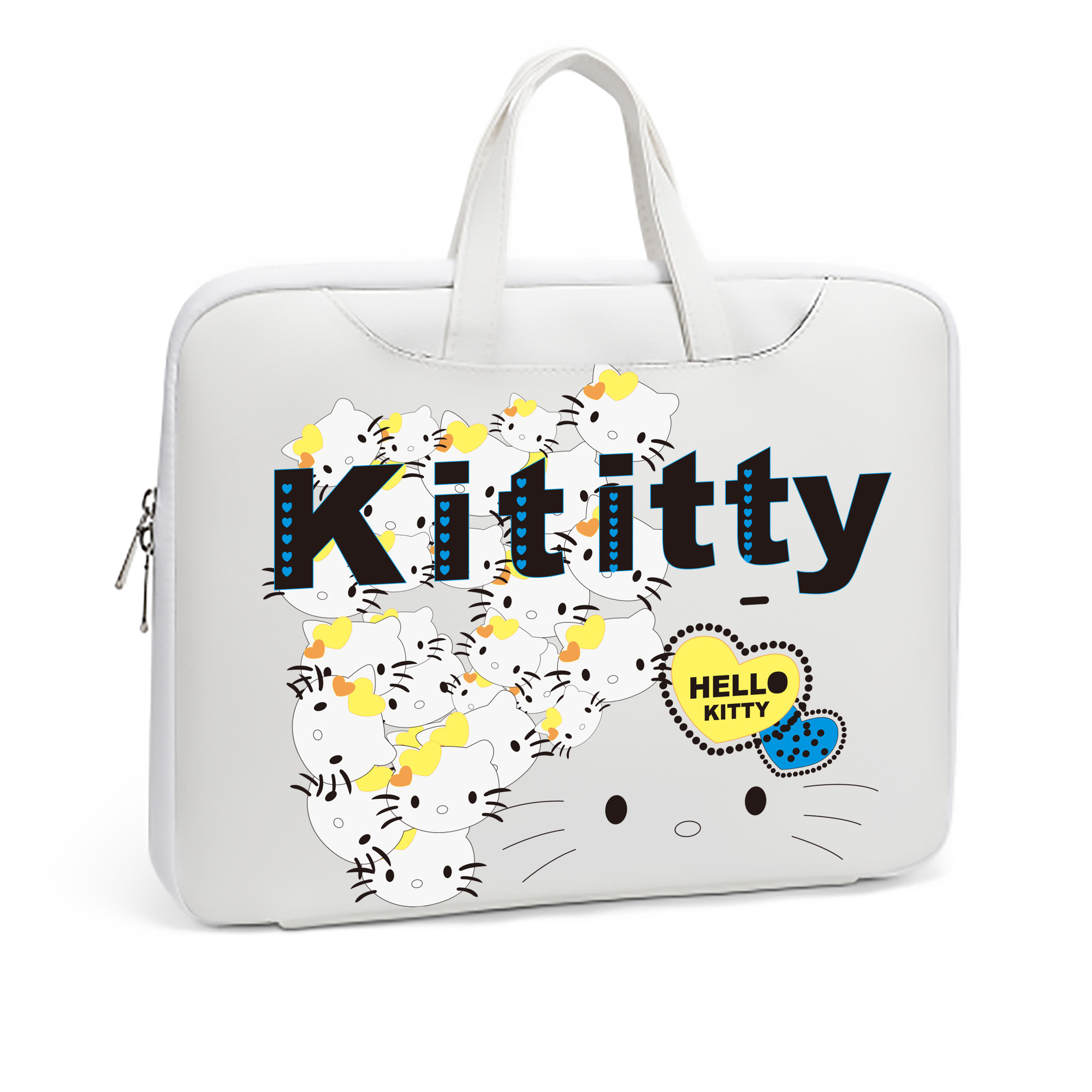 （画像用） Hello Kitty ハローキティ レザーラップトップバッグ　ノートパソコンケース