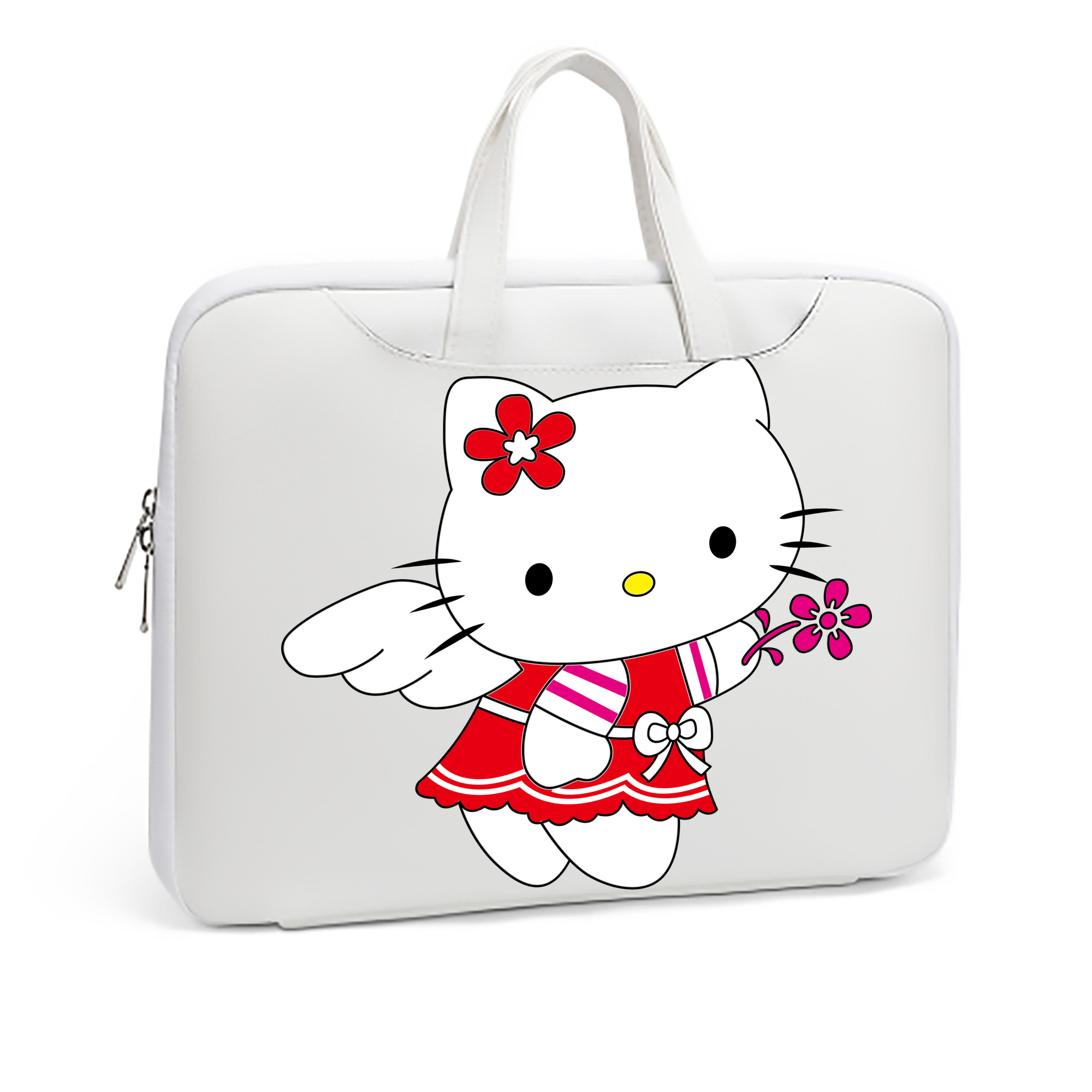 （画像用） Hello Kitty ハローキティ レザーラップトップバッグ　ノートパソコンケース